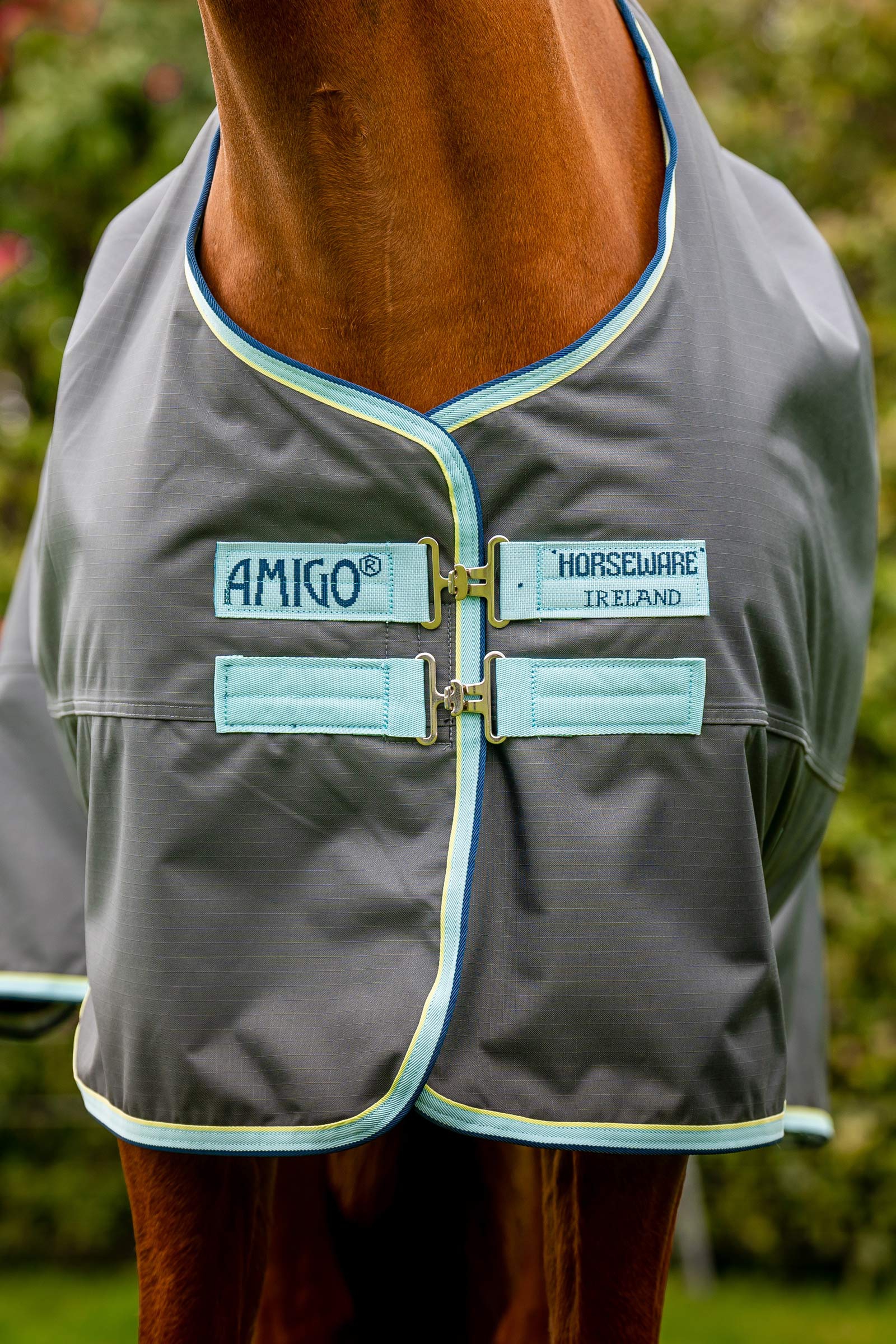 Horseware Amigo Hero Ripstop Plus outdoordeken met afneembare hals, 200g