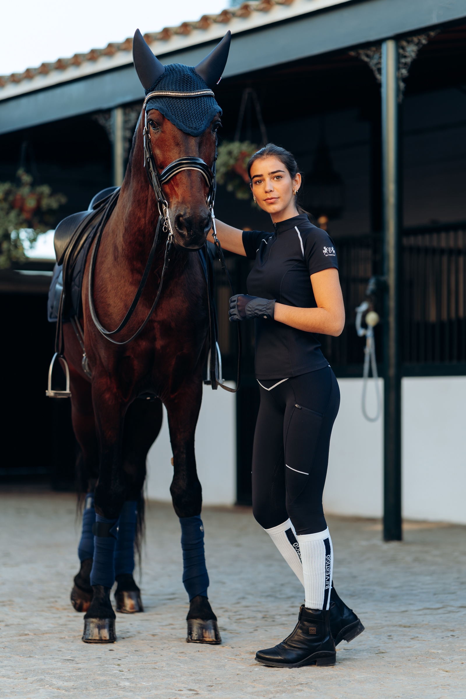 B Vertigo Functionele Paardrijsokken