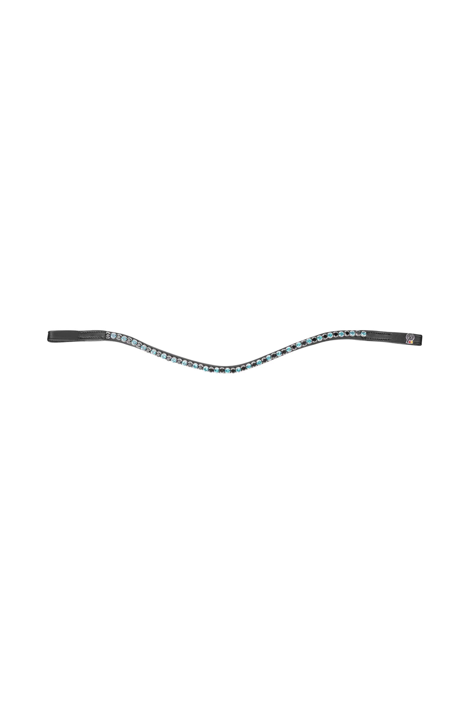 Petrol Blue/ Black Waldhausen X-Line Glamour Browband 