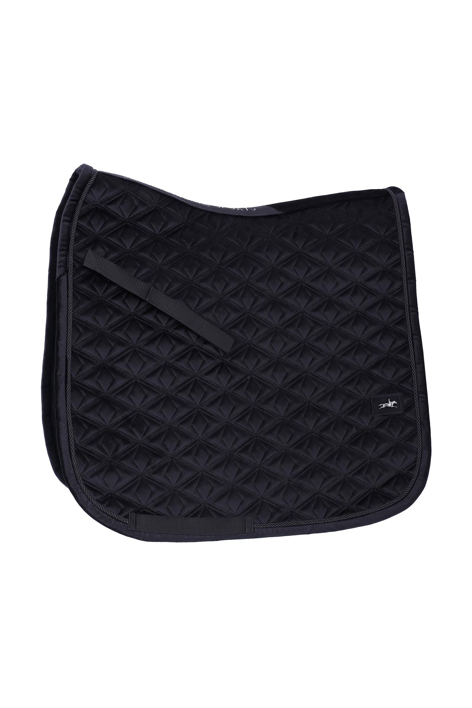 Dark Grey Schockemöhle Sports SP Velvet D Style Dressage Saddle Pad
