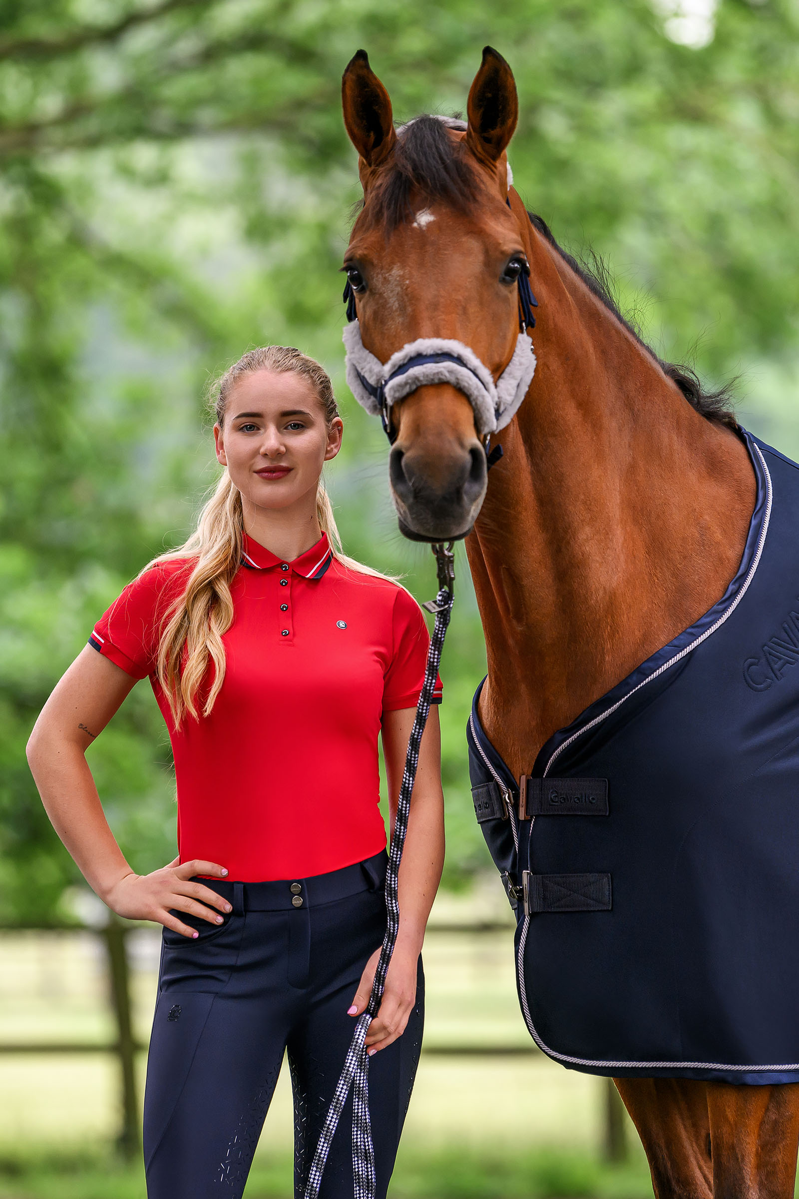 Cavallo CavalNehle functioneel poloshirt, dames