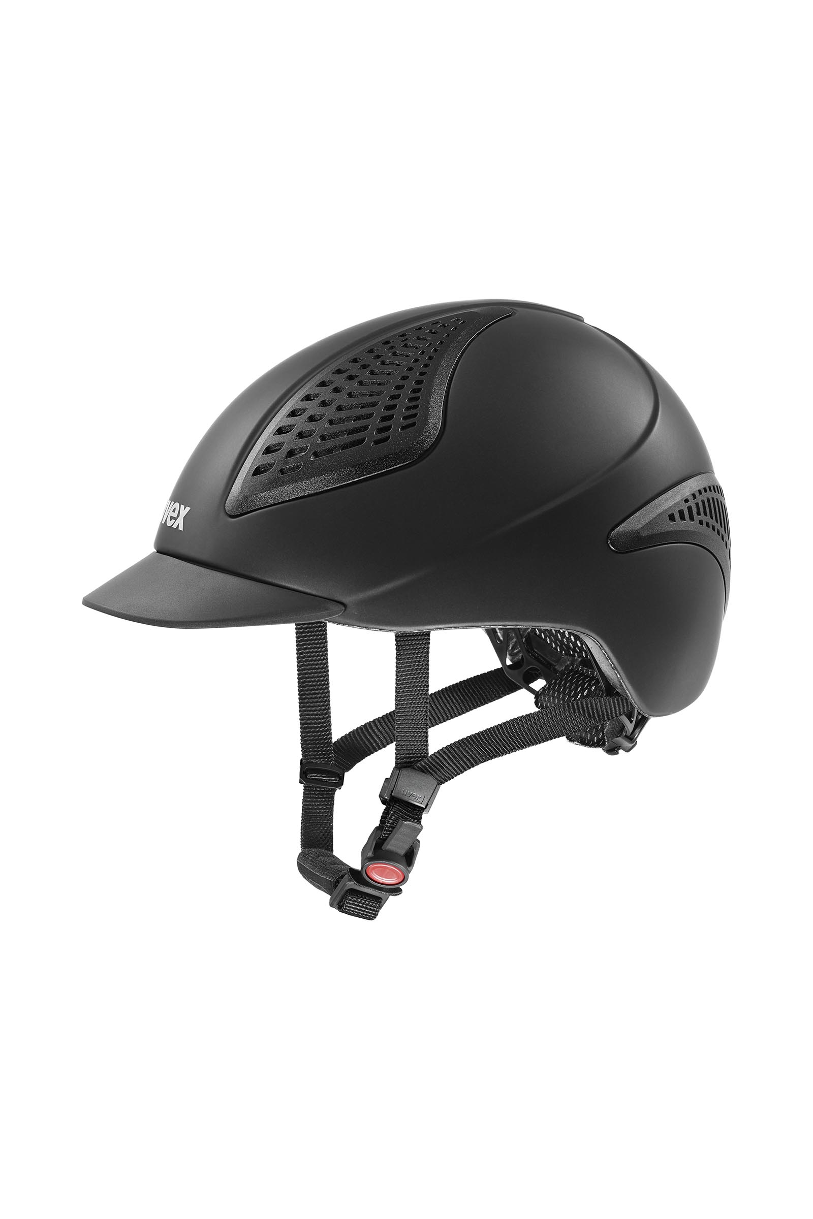 black mat Uvex Exxential III paardrijhelm