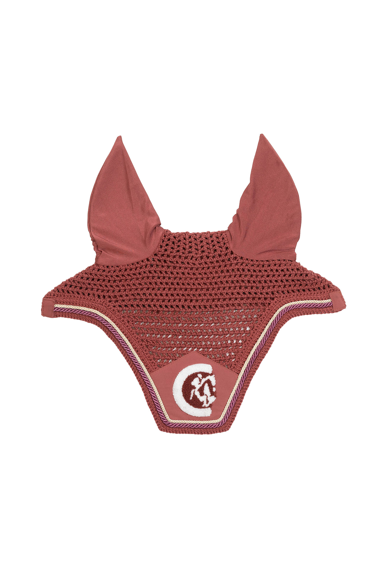 fuchsia Kentucky Horsewear oornetje Wellington 3D Logo rope