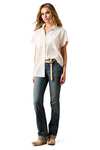 Ariat R.E.A.L. Mid Rise Stretch Icon Stackable Straight Leg Dames jeans