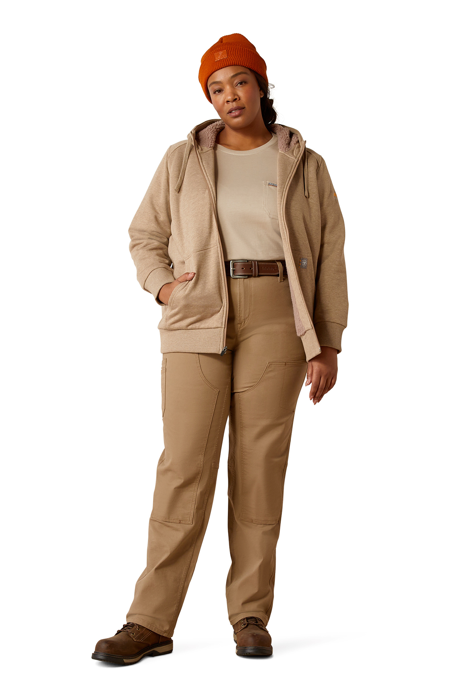 Ariat Rebar All-Weather Sherpa Hoodie met rits