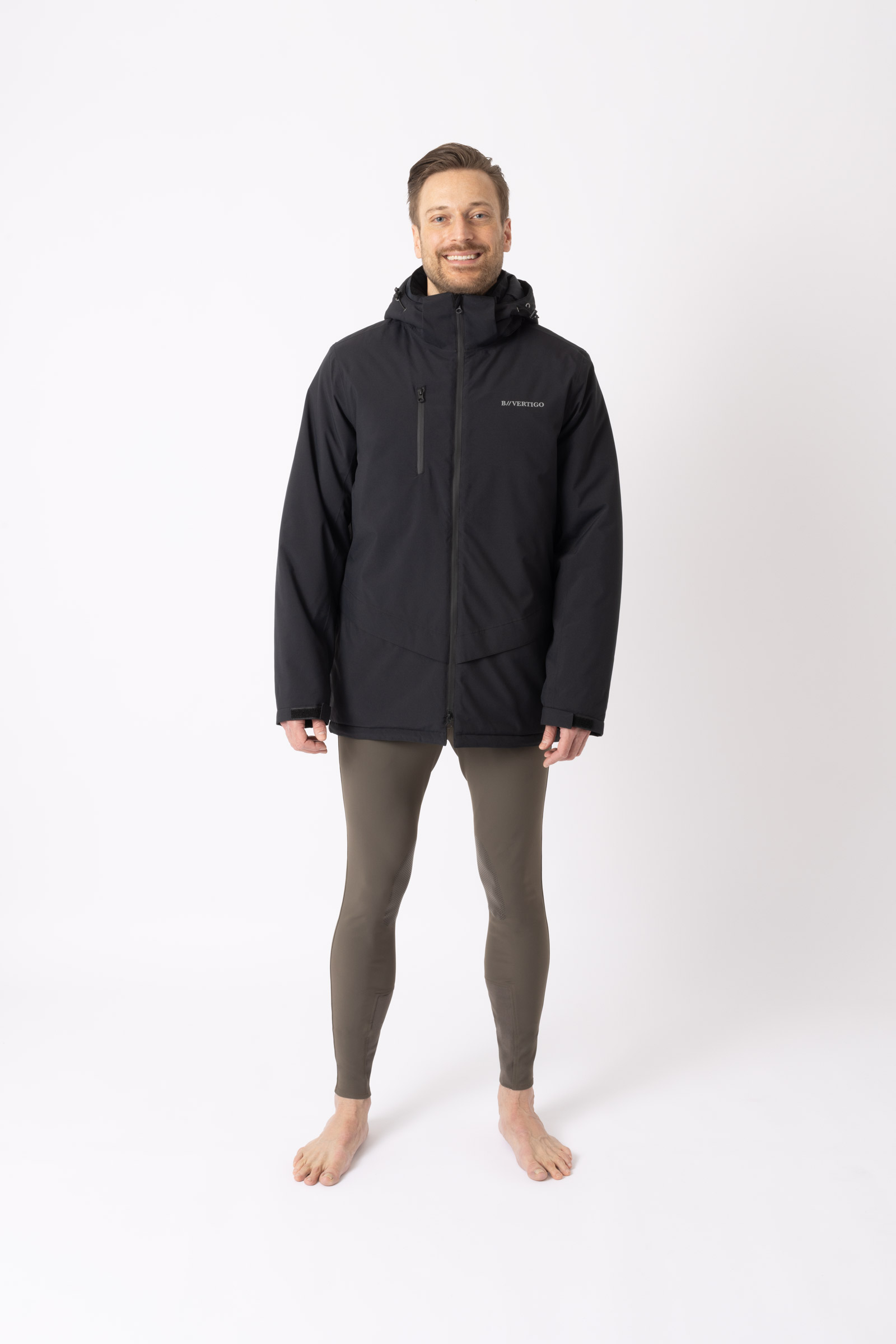 B Vertigo Milo waterdichte parka jas, heren