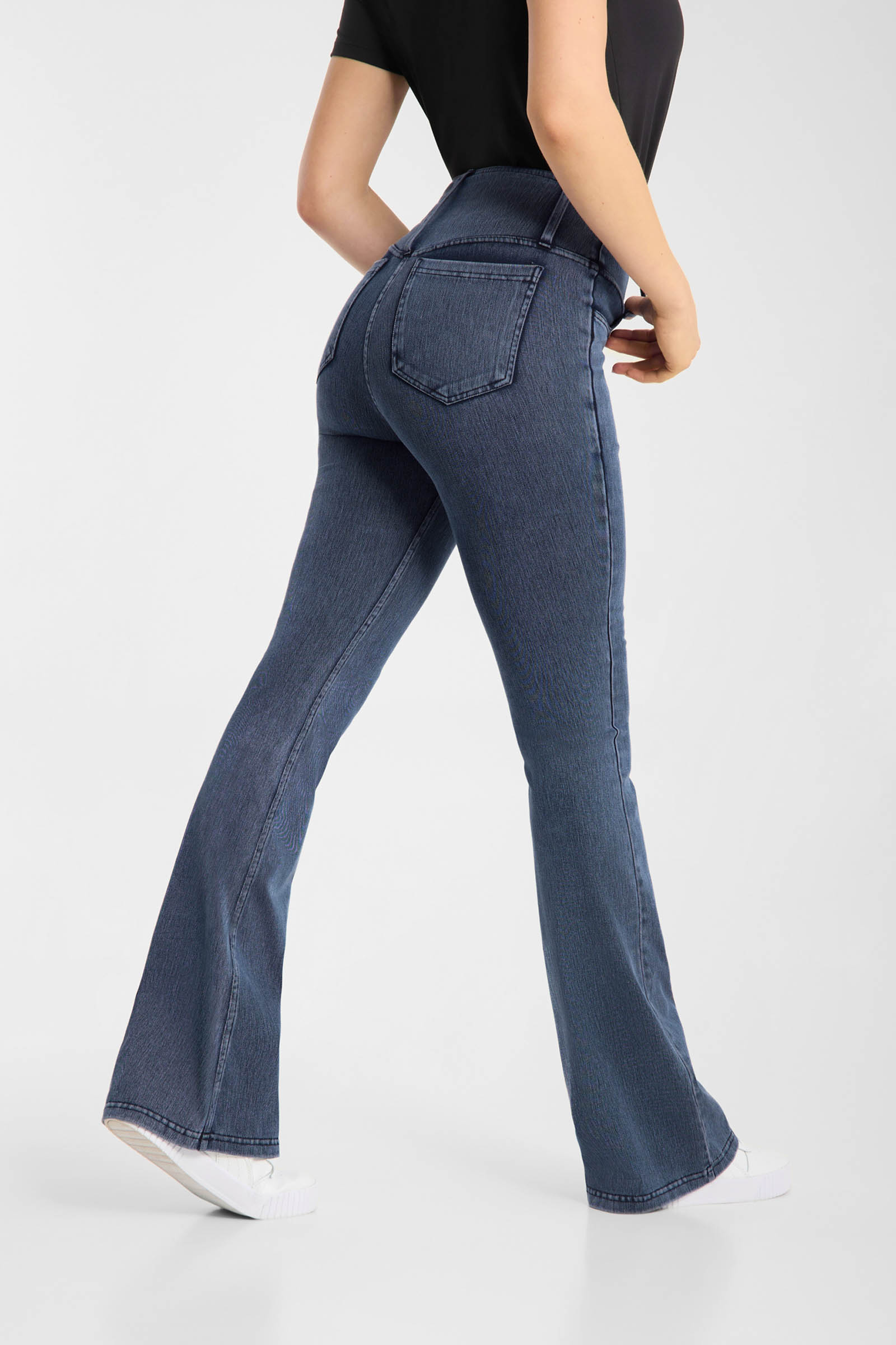 Horze Emery dames western rijlegging met bootcut en denimlook