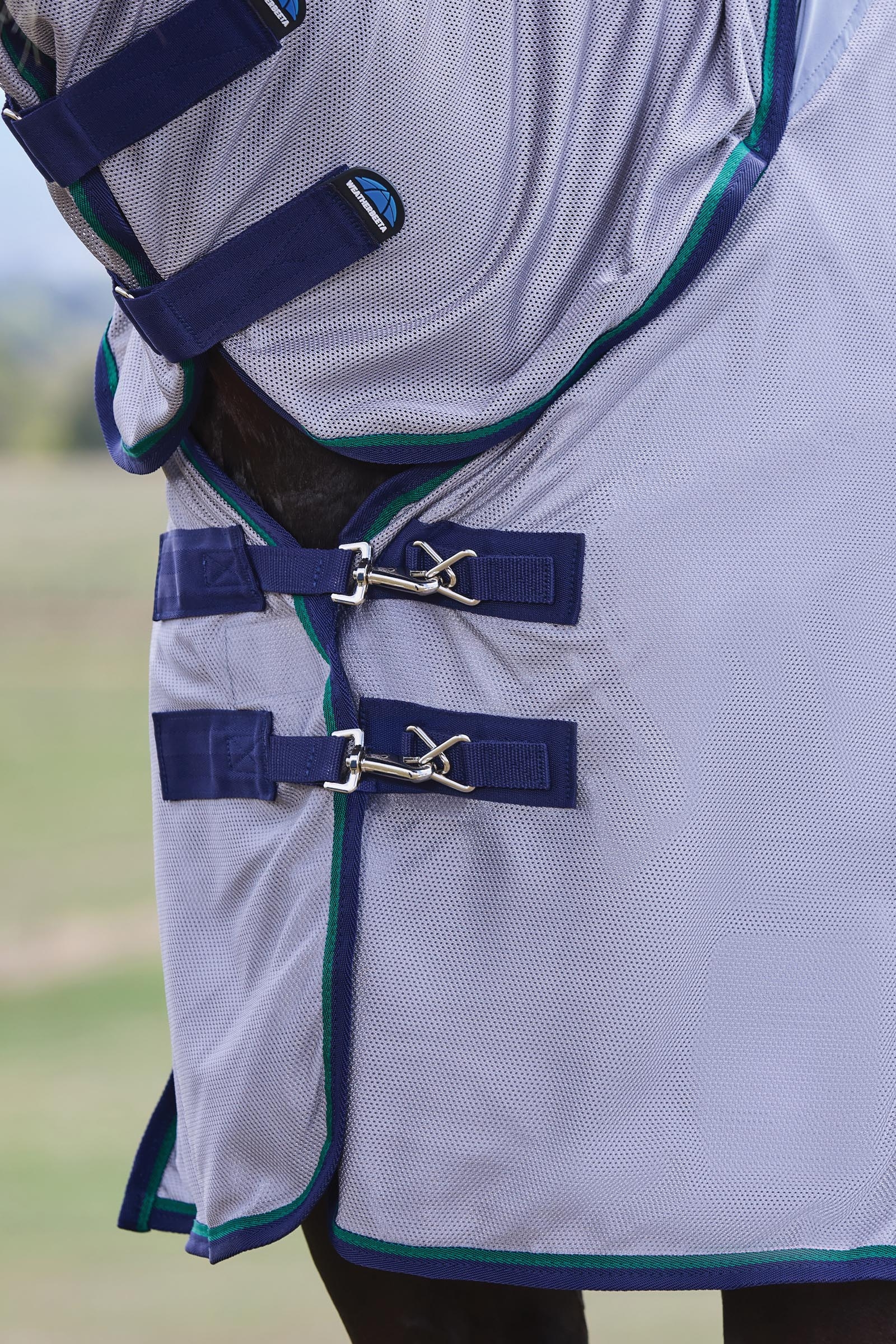 Weatherbeeta ComFiTec Zephyr Vliegendeken combo met vaste hals, 0 g  