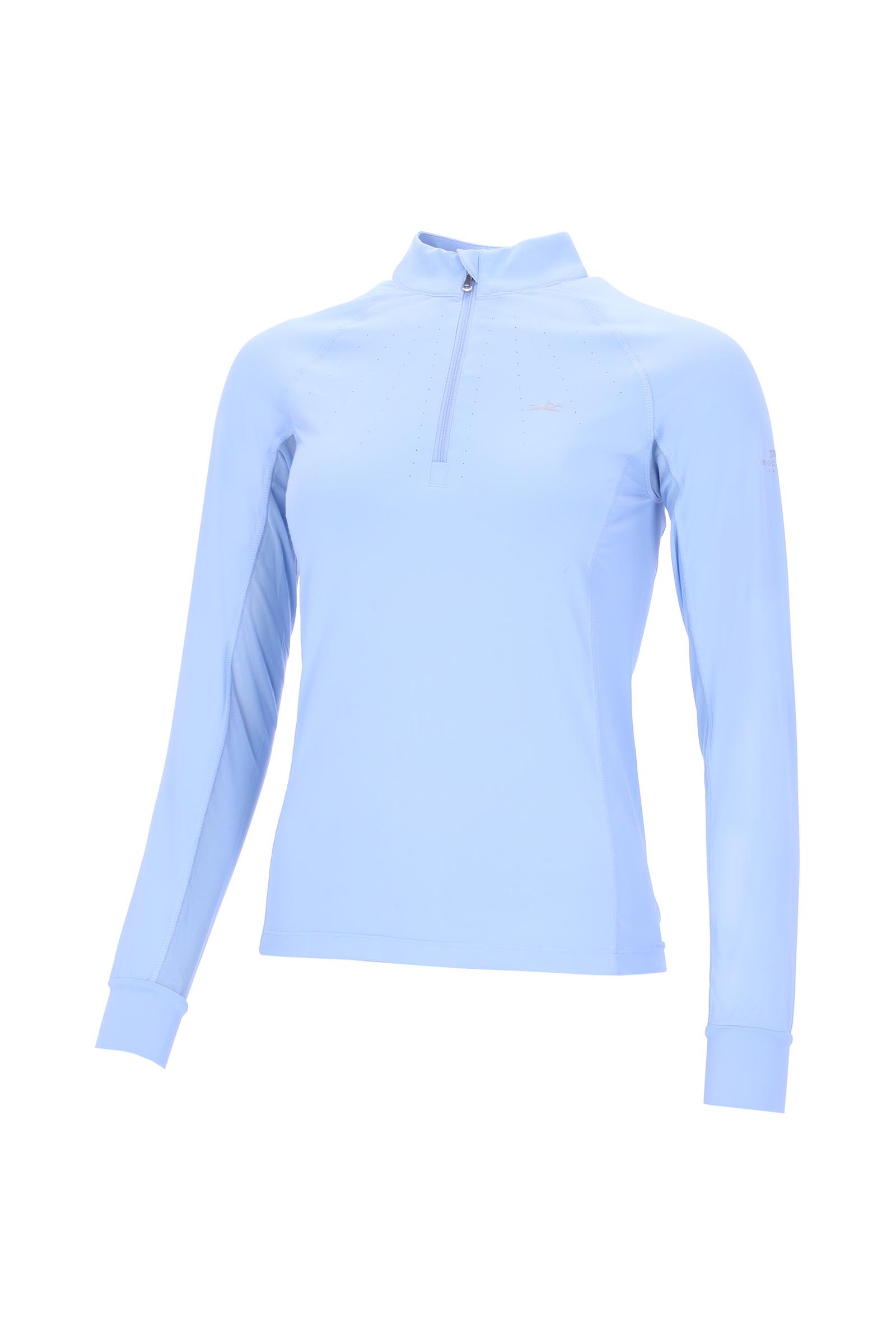 Sky Blue Schockem&ouml;hle Sports Angie Style dames trainingsshirt met lange mouwen
