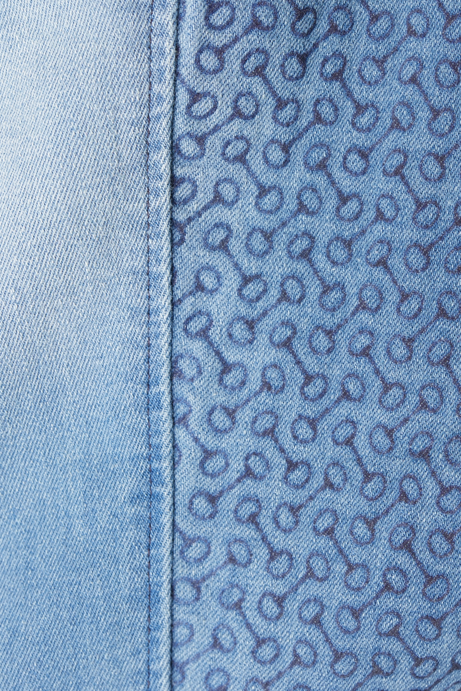 Horze Kaia Hoge Taille Denim Siliconen Full Seat Rijbroek, dames