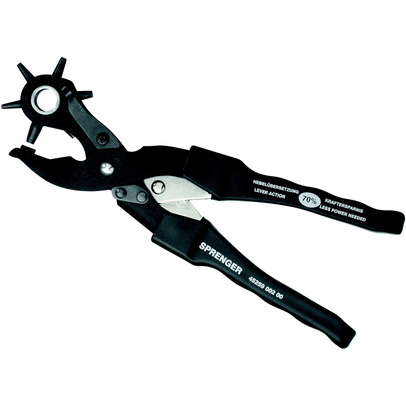 Sprenger Powerful gaatjestang leer