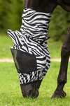 Waldhausen zebra eczeem vliegenmasker met UV-bescherming