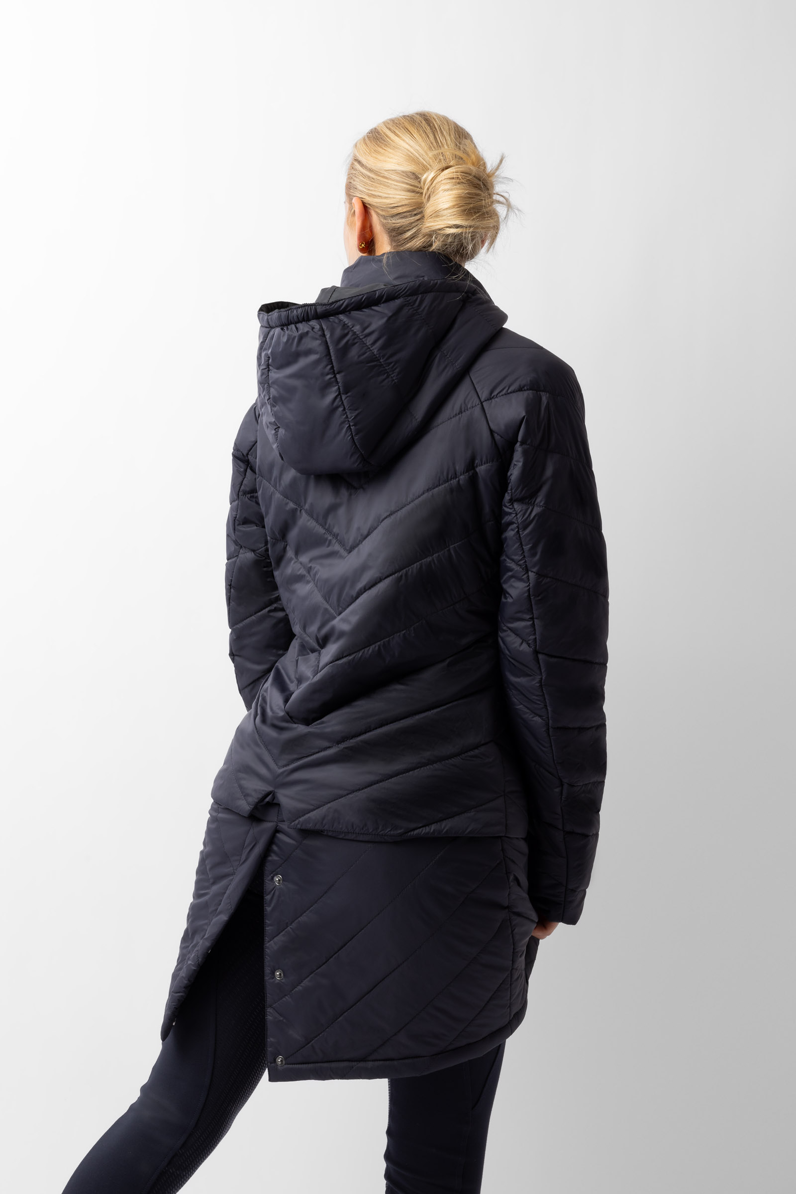 Horze Aurora Gewatteerde Parka met afneembare rok, dames