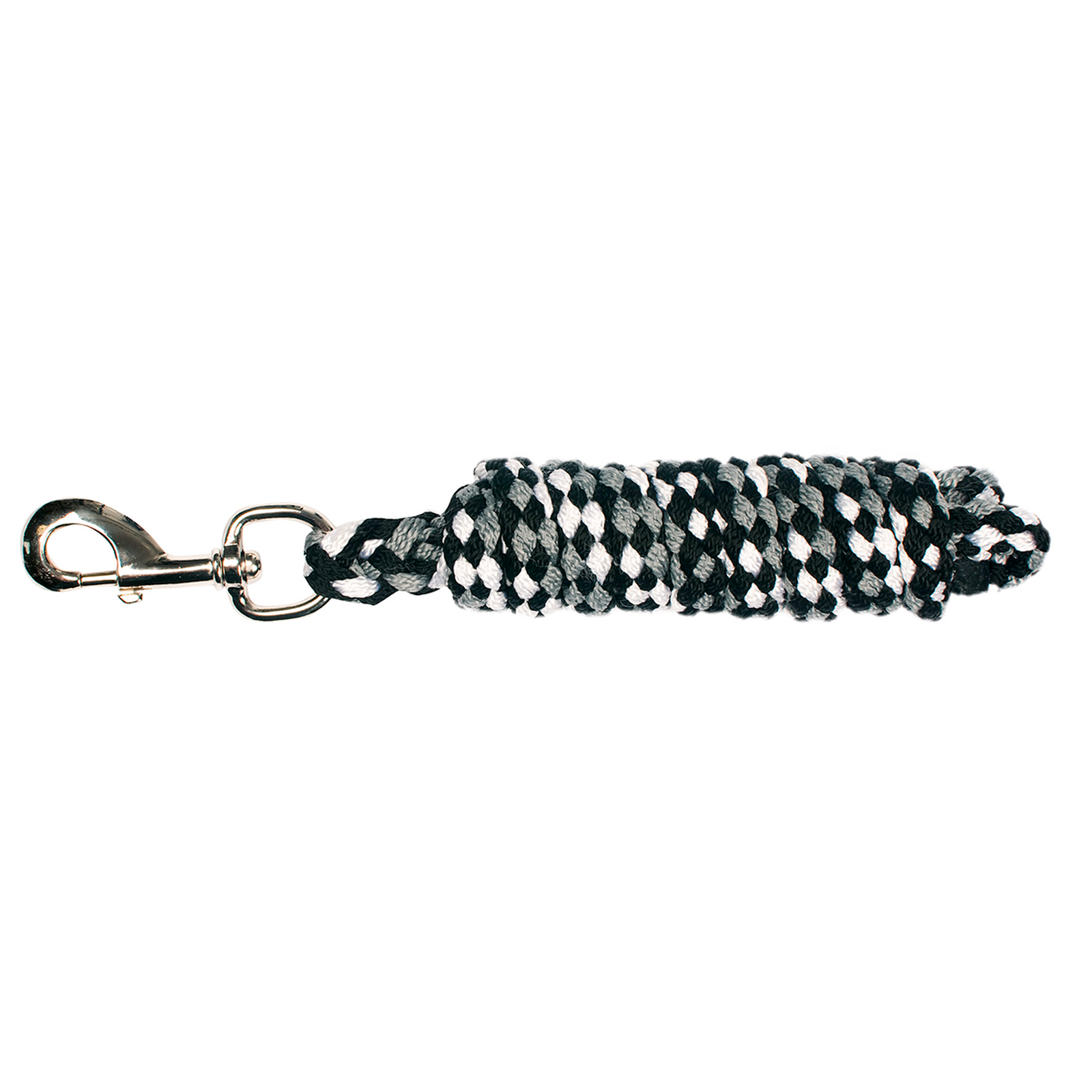 Black/Grey/White Schockemöhle Sports Catch, PP halstertouw musketonhaak