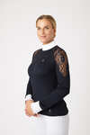 Horze Sylvie Longsleeve Veter Wedstrijdshirt, dames