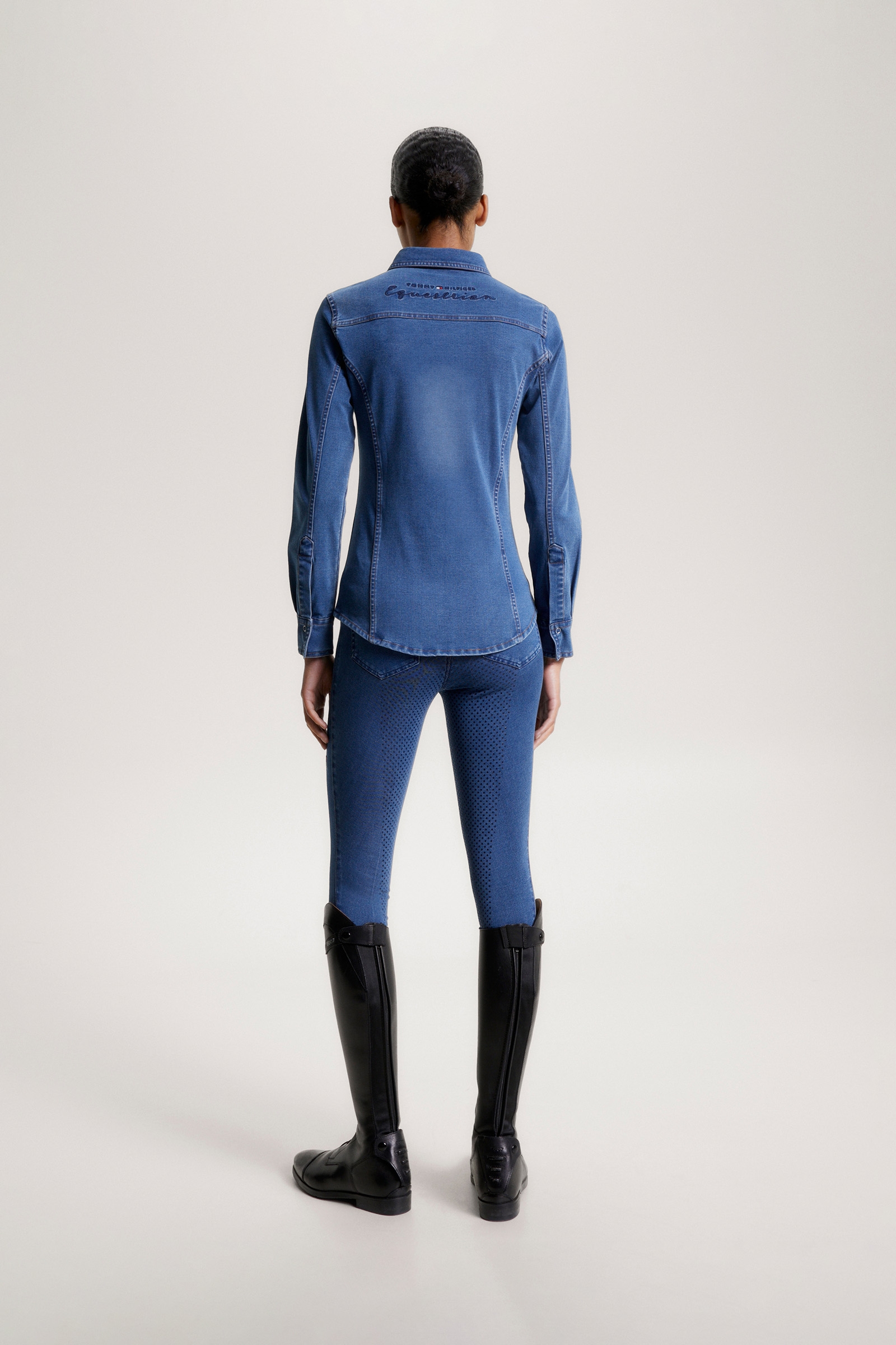 Tommy Hilfiger Equestrian Woodside Stretch Denim overhemd