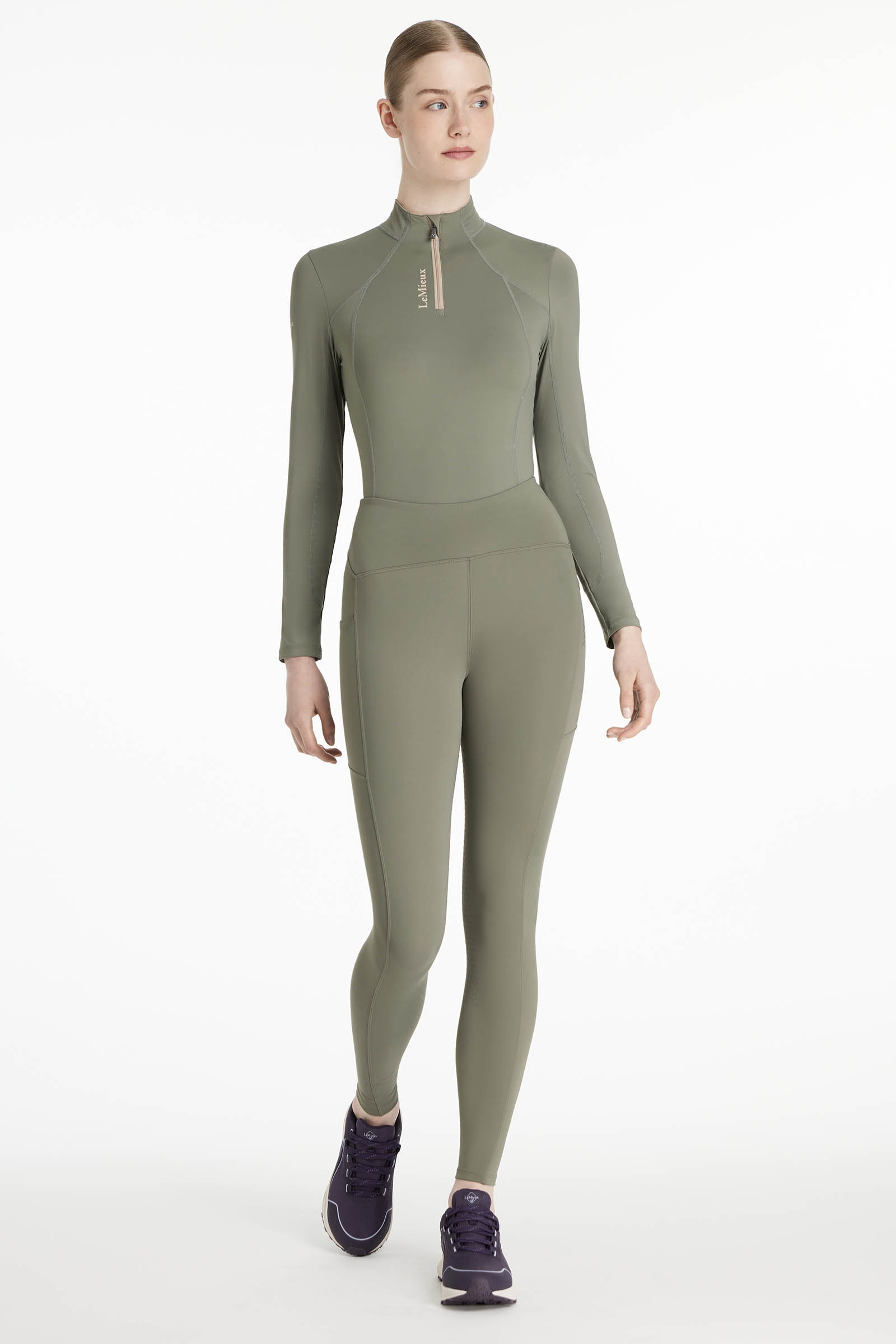 LeMieux Natalie dames rijbroek met zachte binnenkant en full grip