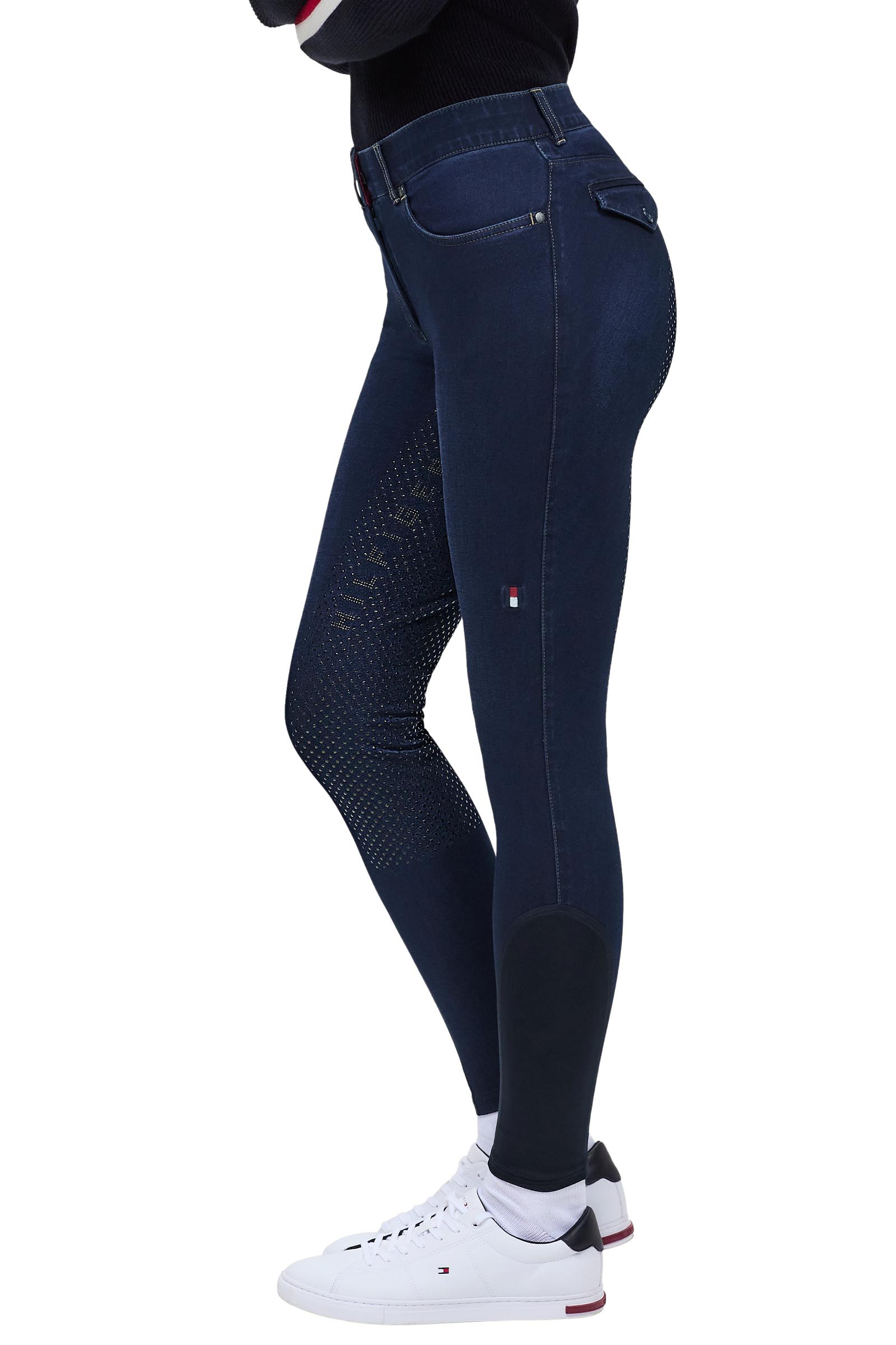 Tommy Hilfiger Equestrian Hope dames denim rijbroek met full grip