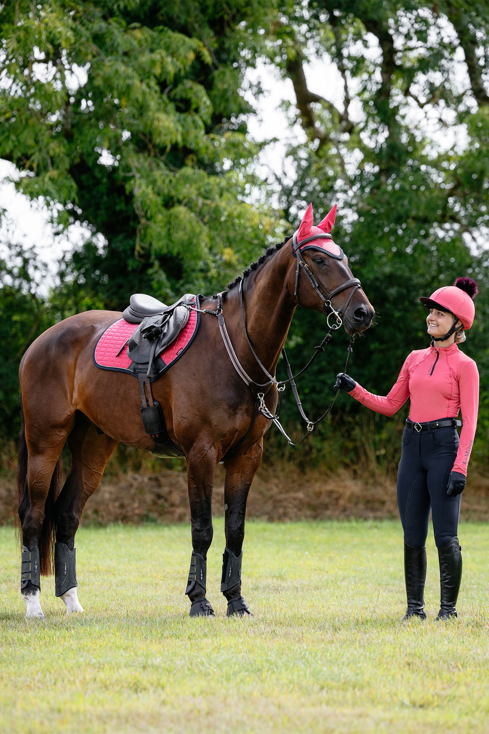 LeMieux Suede Square CC Springzadeldek