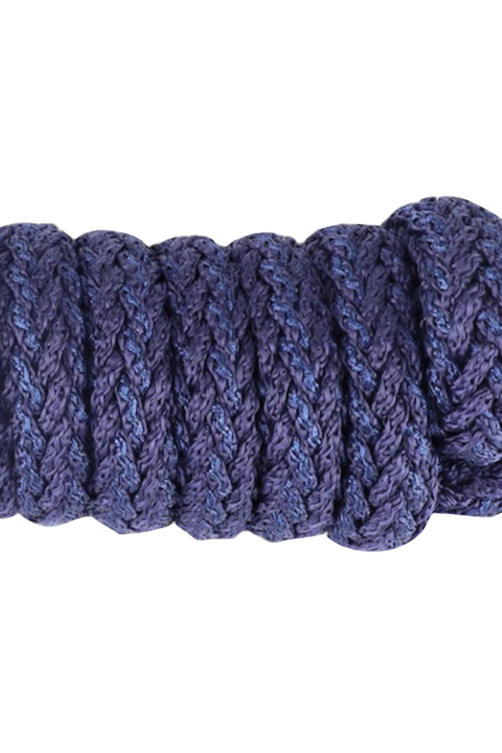 USG gevlochten glitter halstertouw (2 m) met paniekhaak