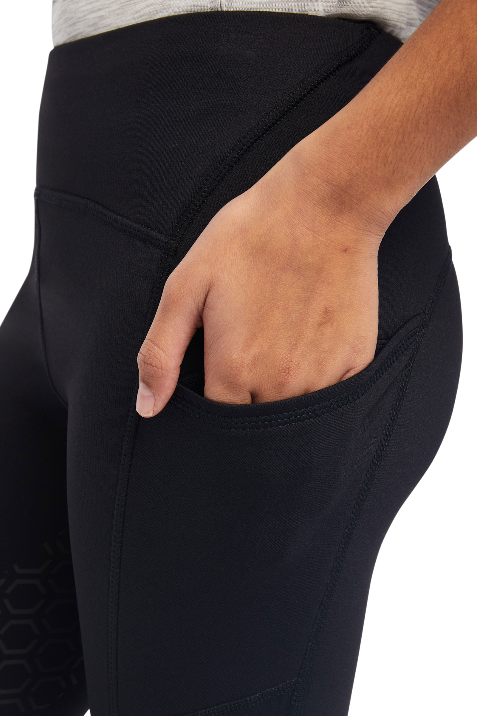 Ariat Venture Thermal Kinder thermische rijleggings met half grip