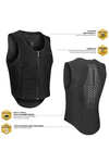 Komperdell FlexFit ballistisch vest met rugbeschermer, normale pasvorm
