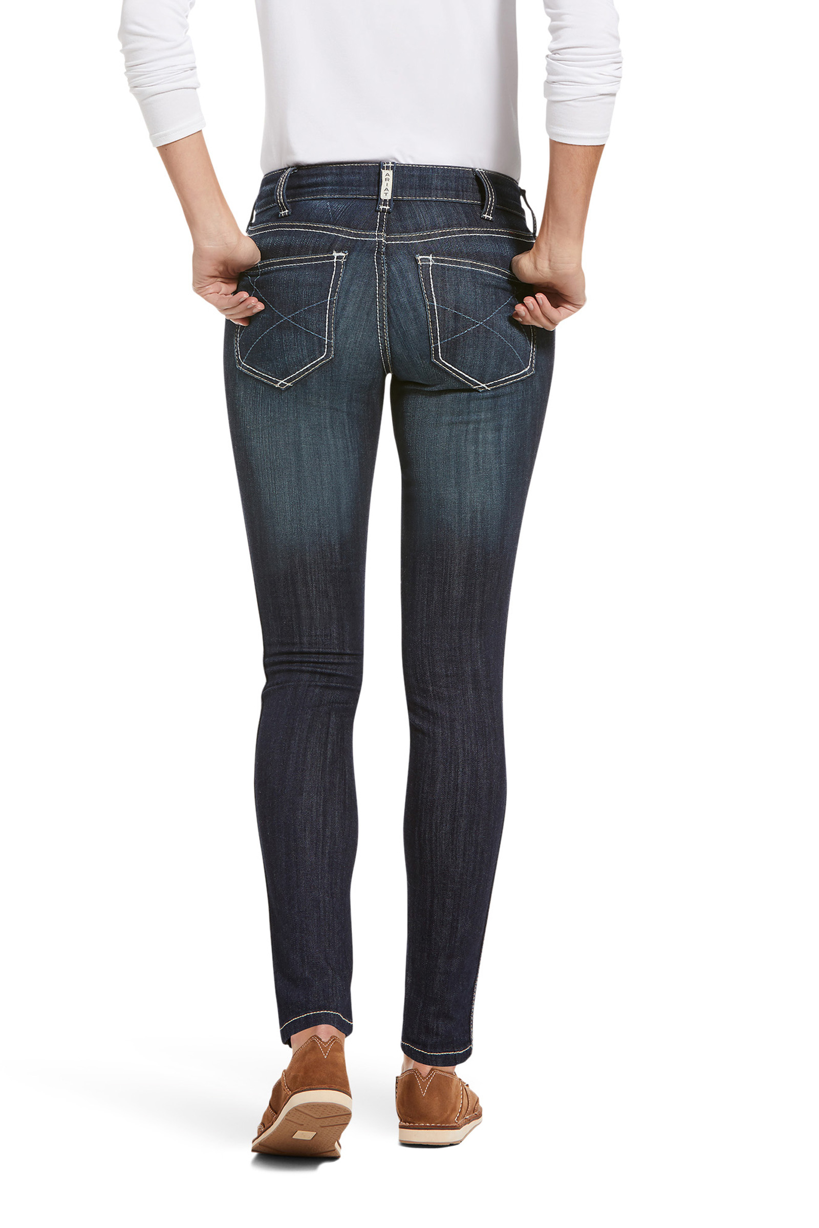 Ariat Ella R.E.A.L dames stretch skinny jeans met middelhoge taille