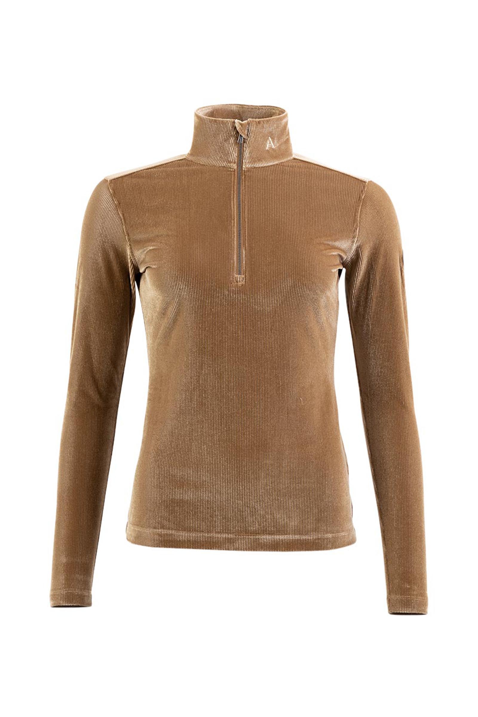 Glamour Beige ANKY Jubilee Dames Shirt, Lange Mouw