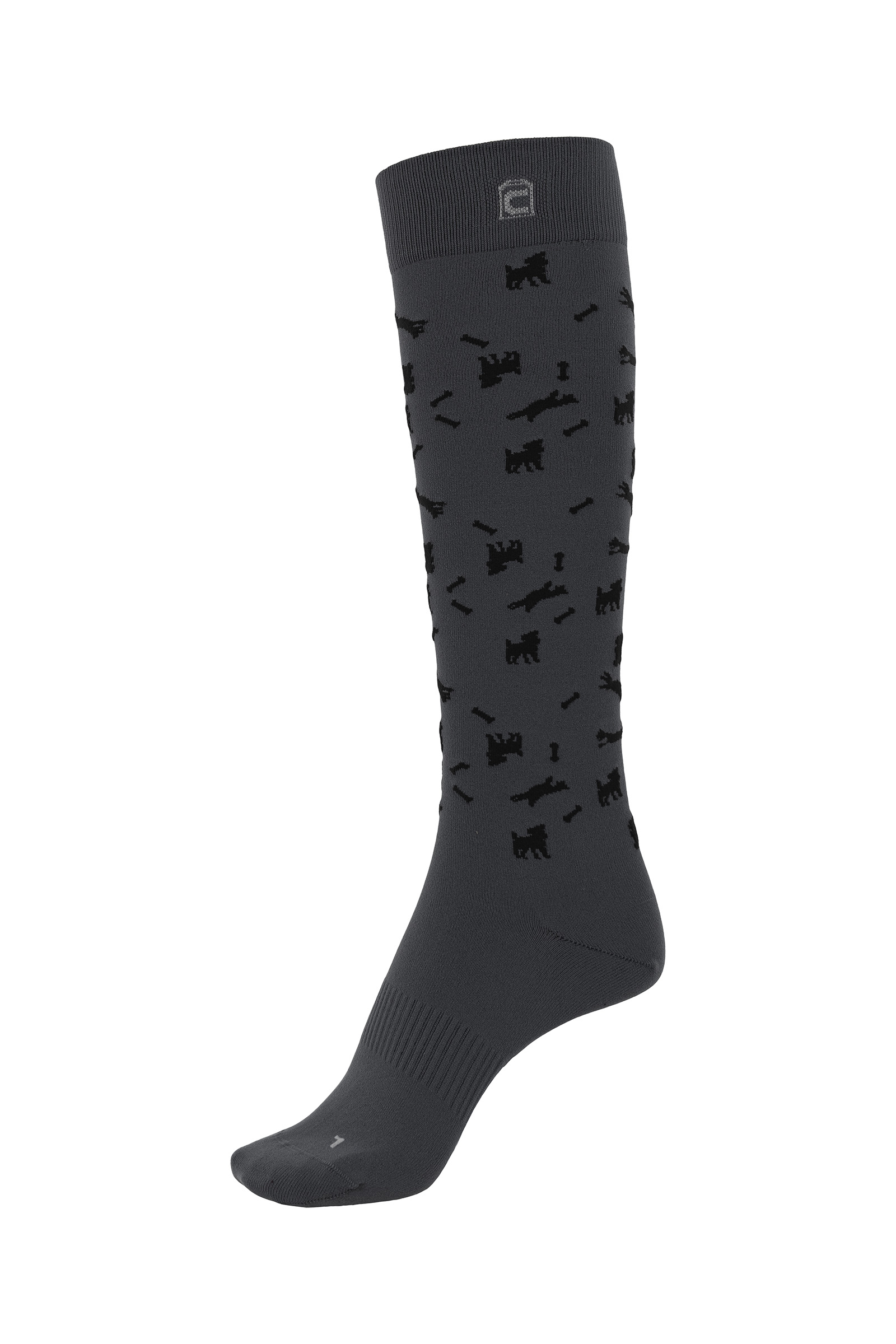 Graphite Dark grey Cavallo CAVALSELBY Riding Socks