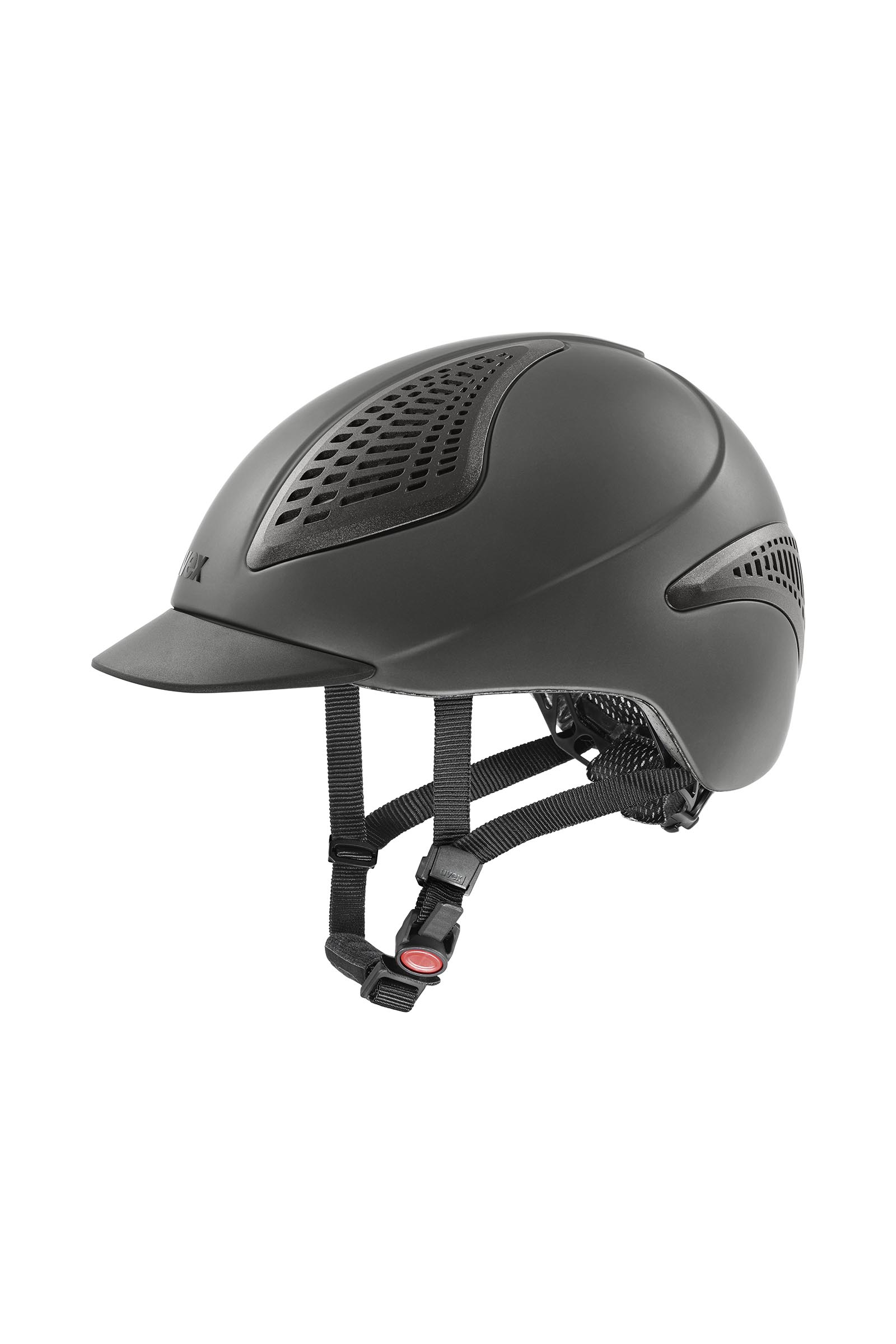 anthracite mat Uvex Exxential III paardrijhelm