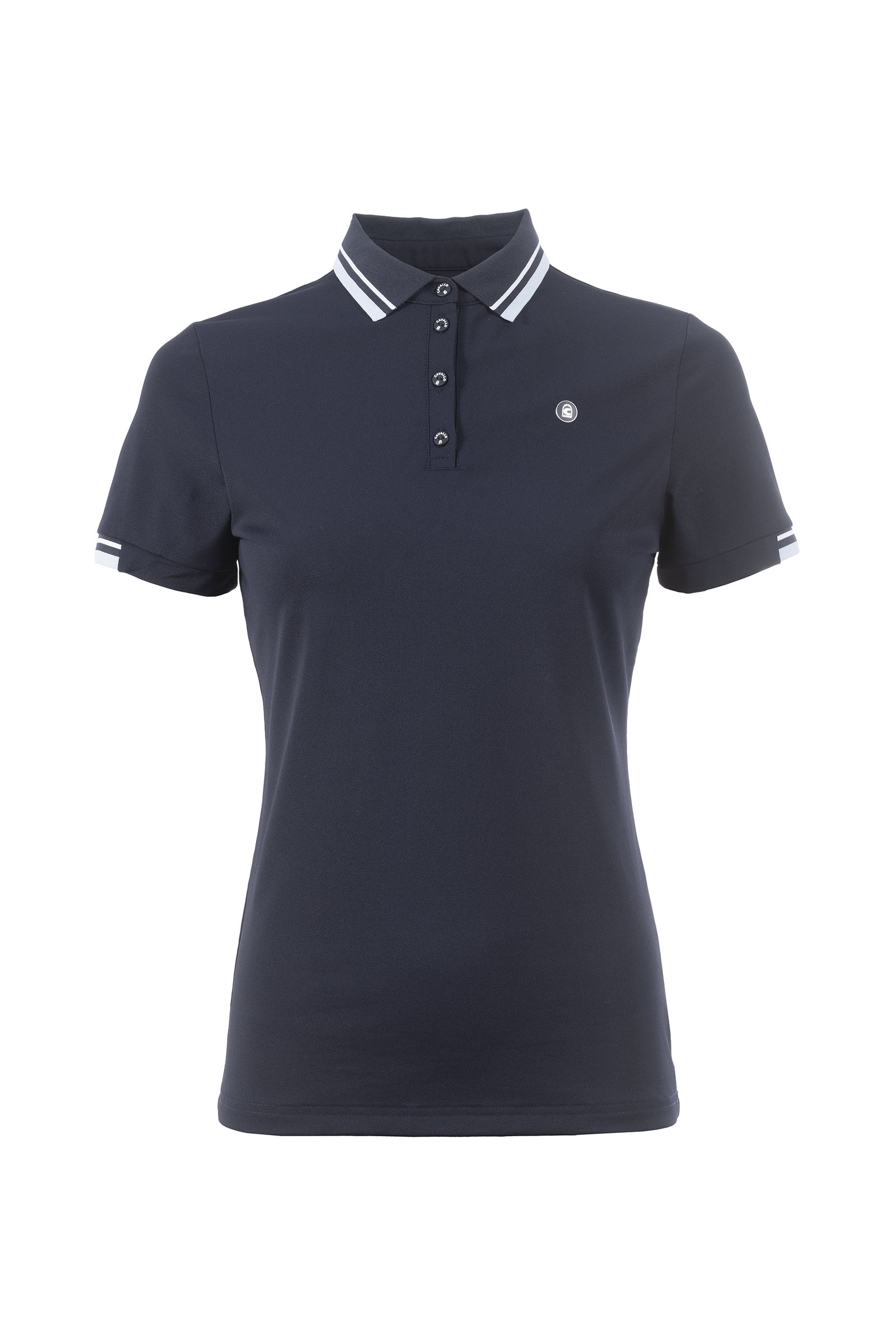 Darkblue Cavallo CavalNehle functioneel poloshirt, dames