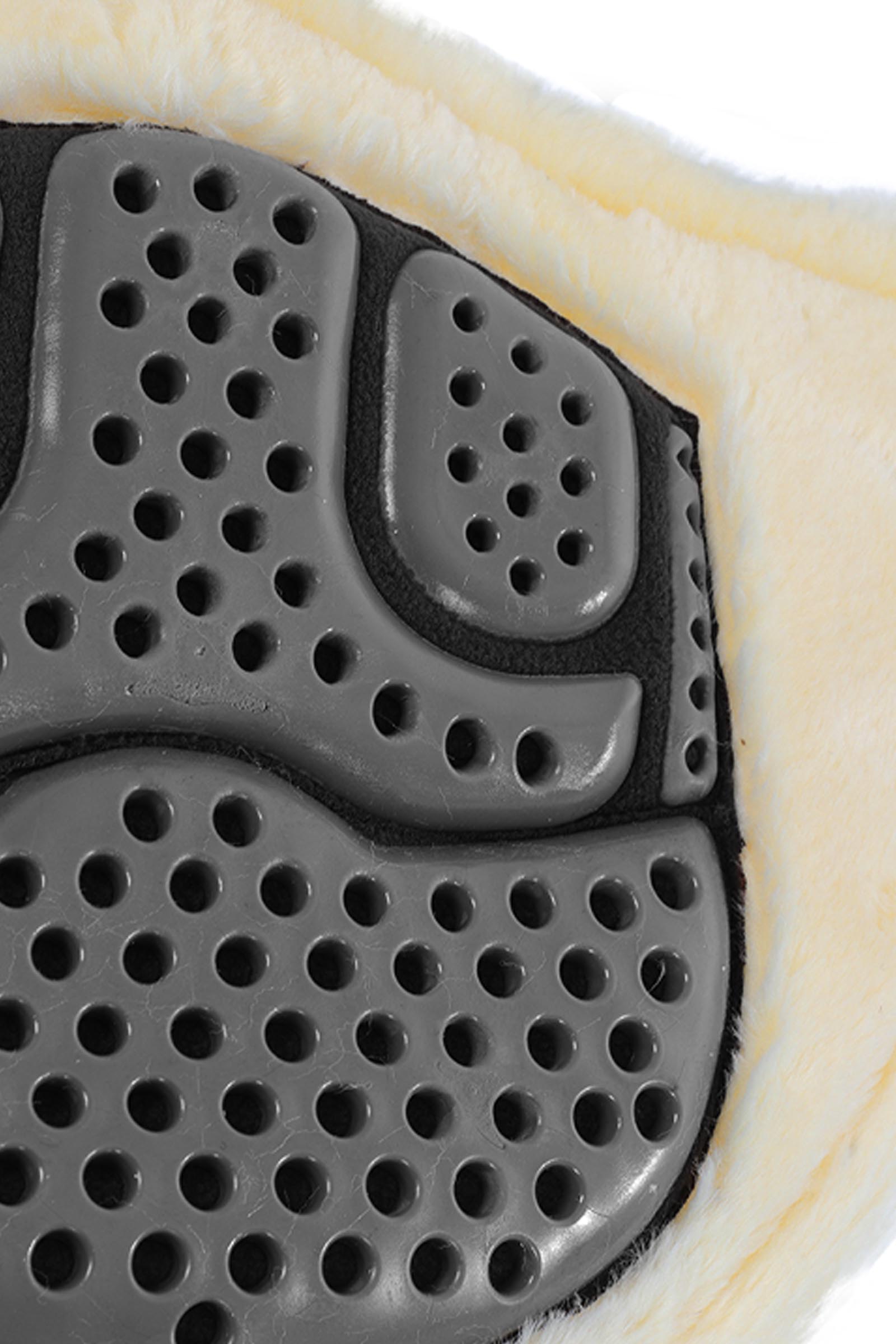 Acavallo Stud Guard Singel Klassiek Gel met Kunstbont  