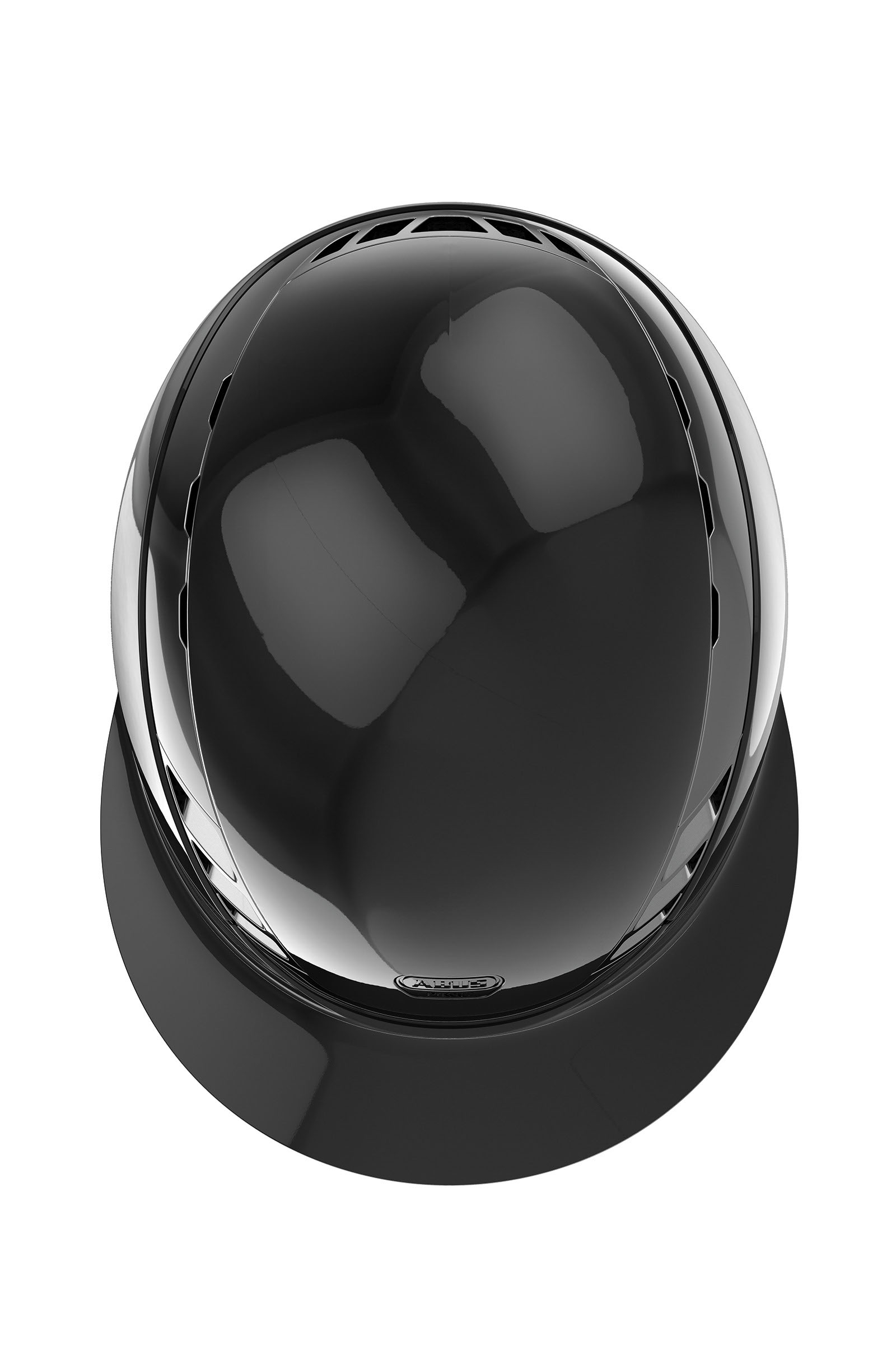 Abus Pikeur AirLuxe Chrome paardrijcap met lange klep