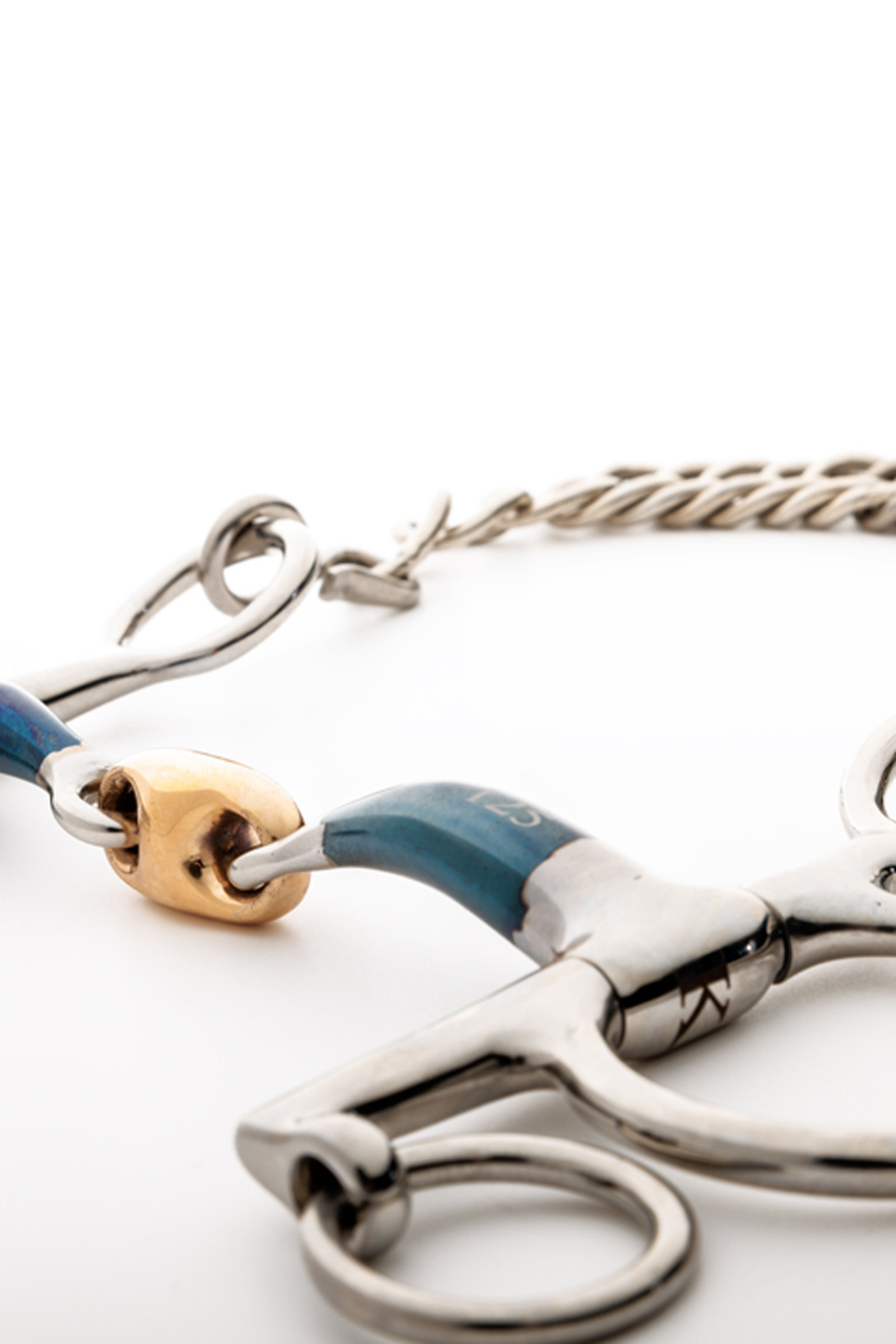 Kavalkade ergonomisch pelhambit, dubbelgebroken met Lock Up, kort, 14 mm