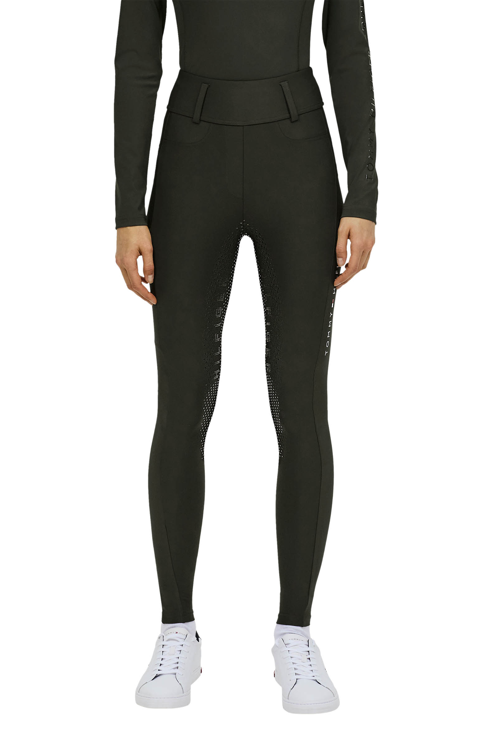 Tommy Hilfiger Equestrian Highland hybride rijbroek met fullseat grip voor dames