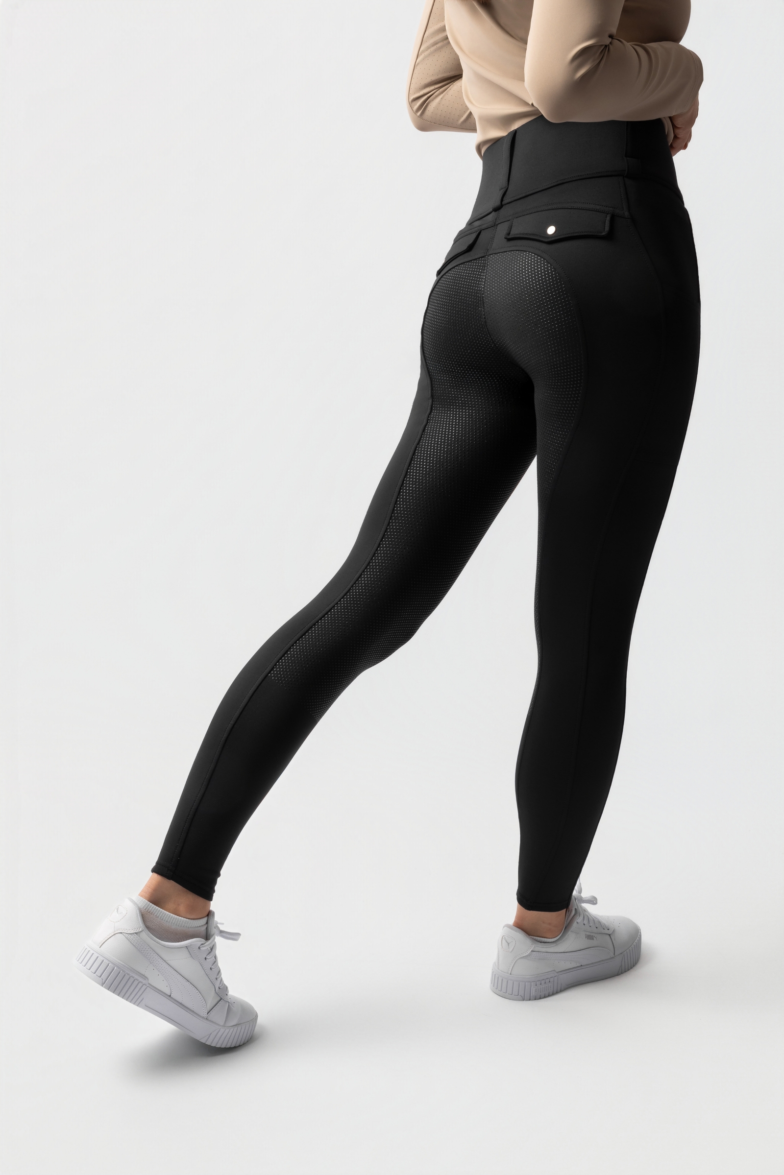 Horze Anya Hybrid Thermotights met Fullgrip