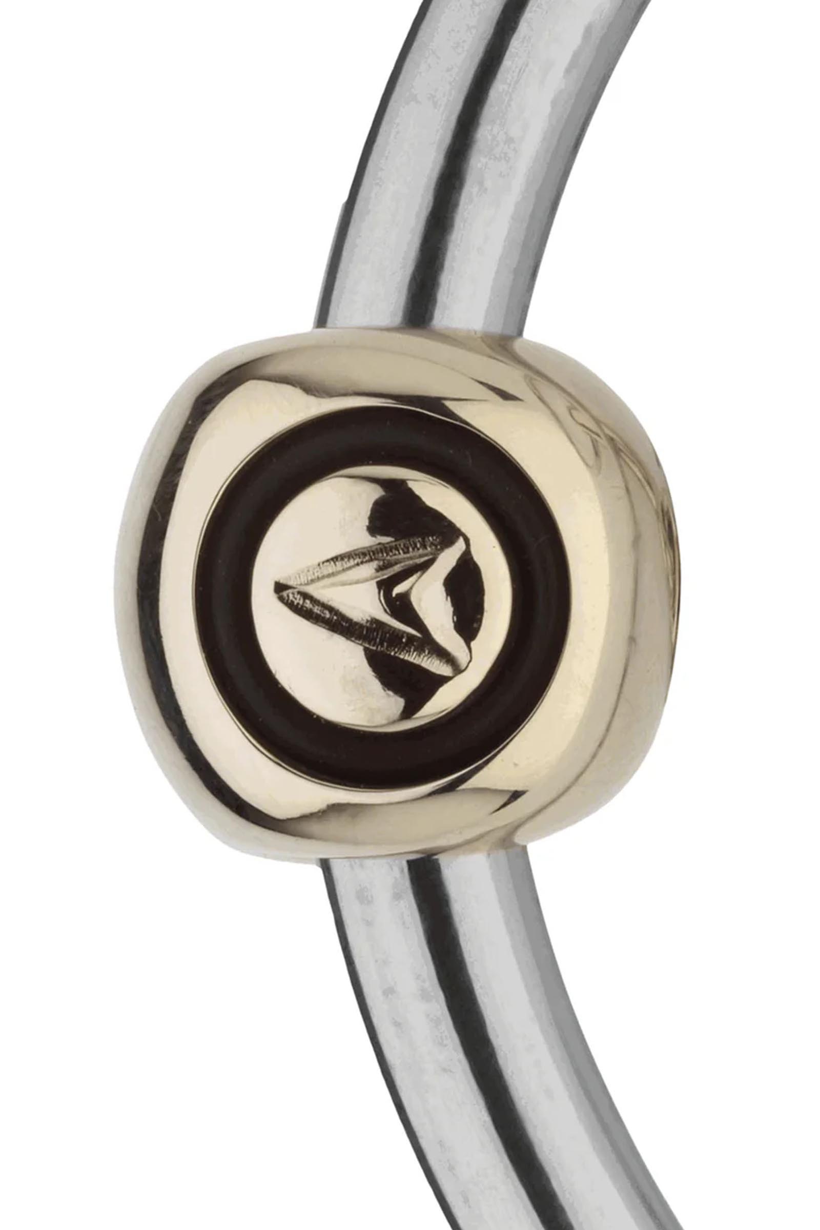 Sprenger Novocontact olijfkopbit D-ringen, dubbel gebroken, 14 mm, Sensogan