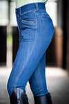 Mountain Horse Dream dames denim rijbroek met volledige grip