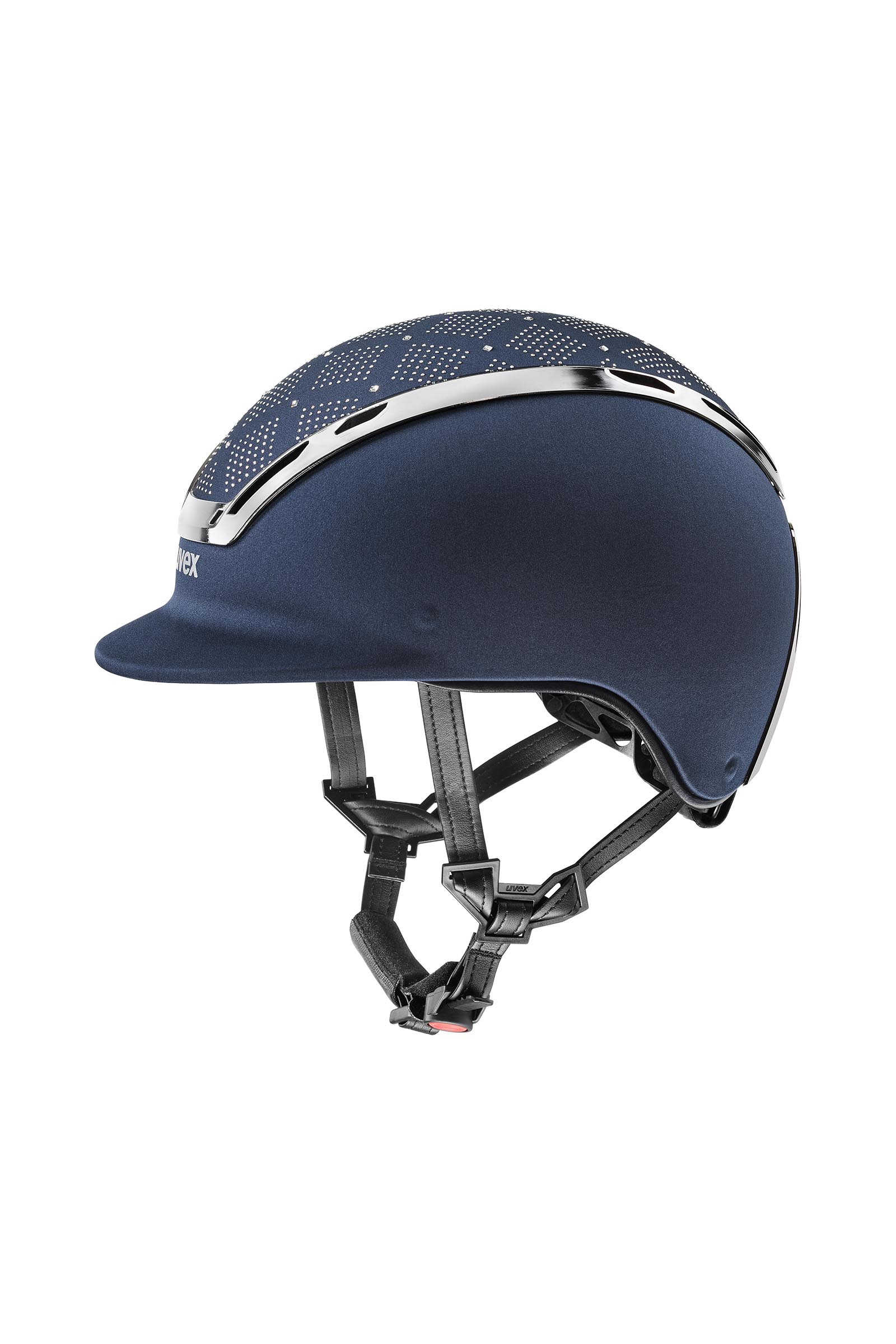 navy Uvex Exxeed Jewel Paardrijhelm