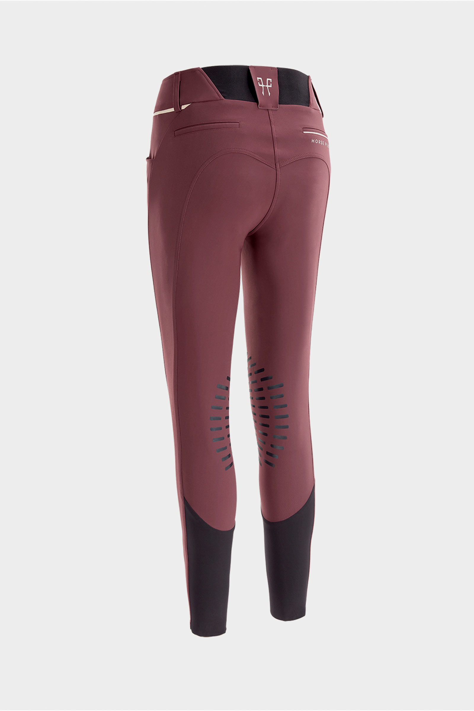Burgundy Horse Pilot X-Design dames rijbroek