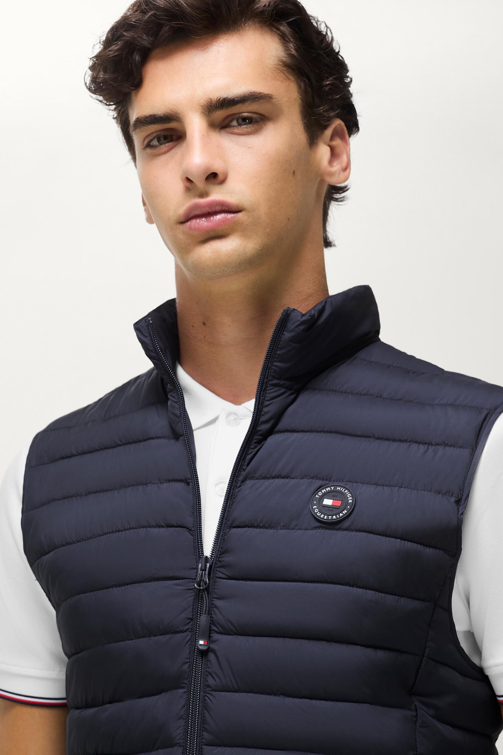 Tommy Hilfiger Equestrian Montero heren gewatteerde bodywarmer