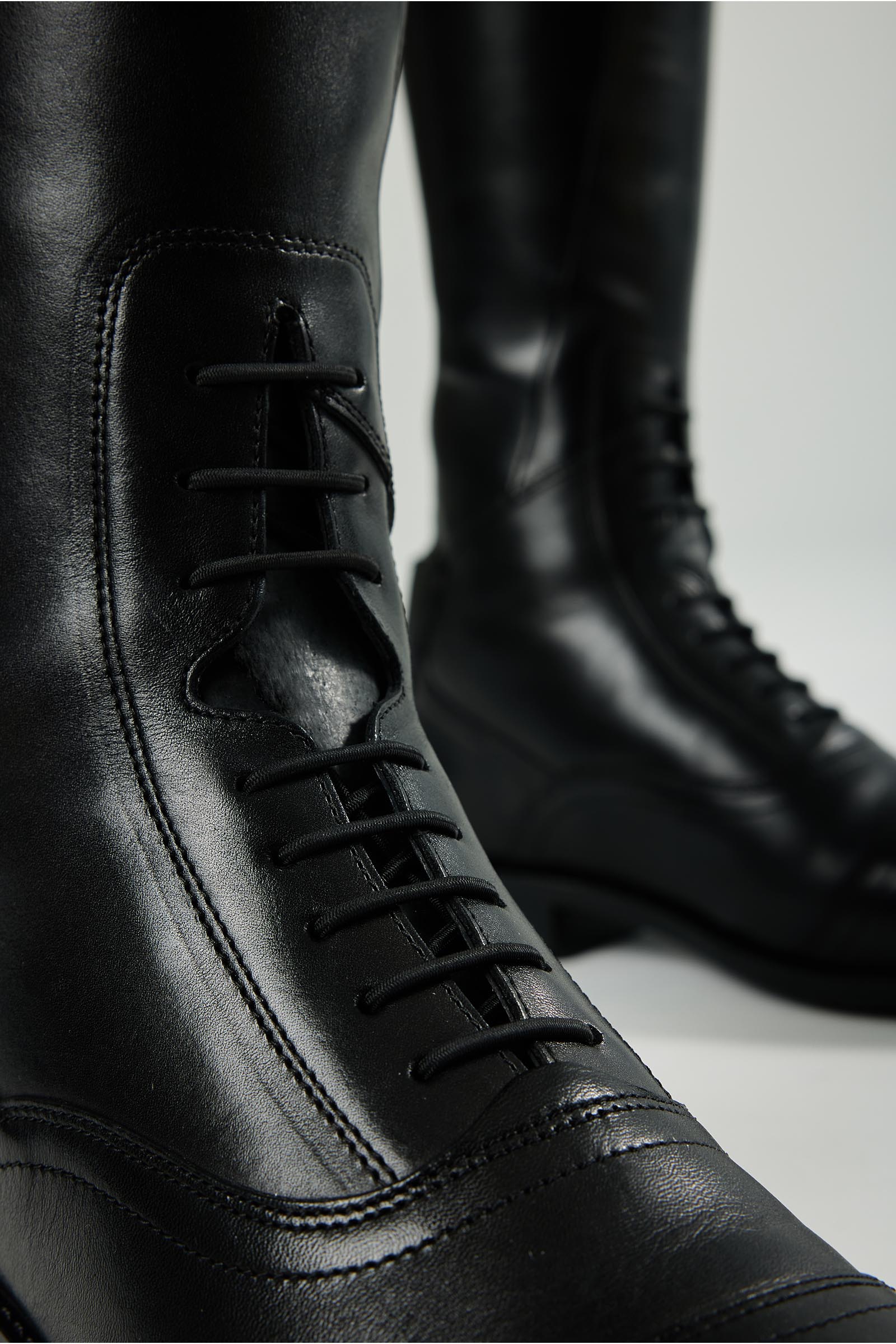 LeMieux rijlaarzen met vetersluiting, normale schachthoogte