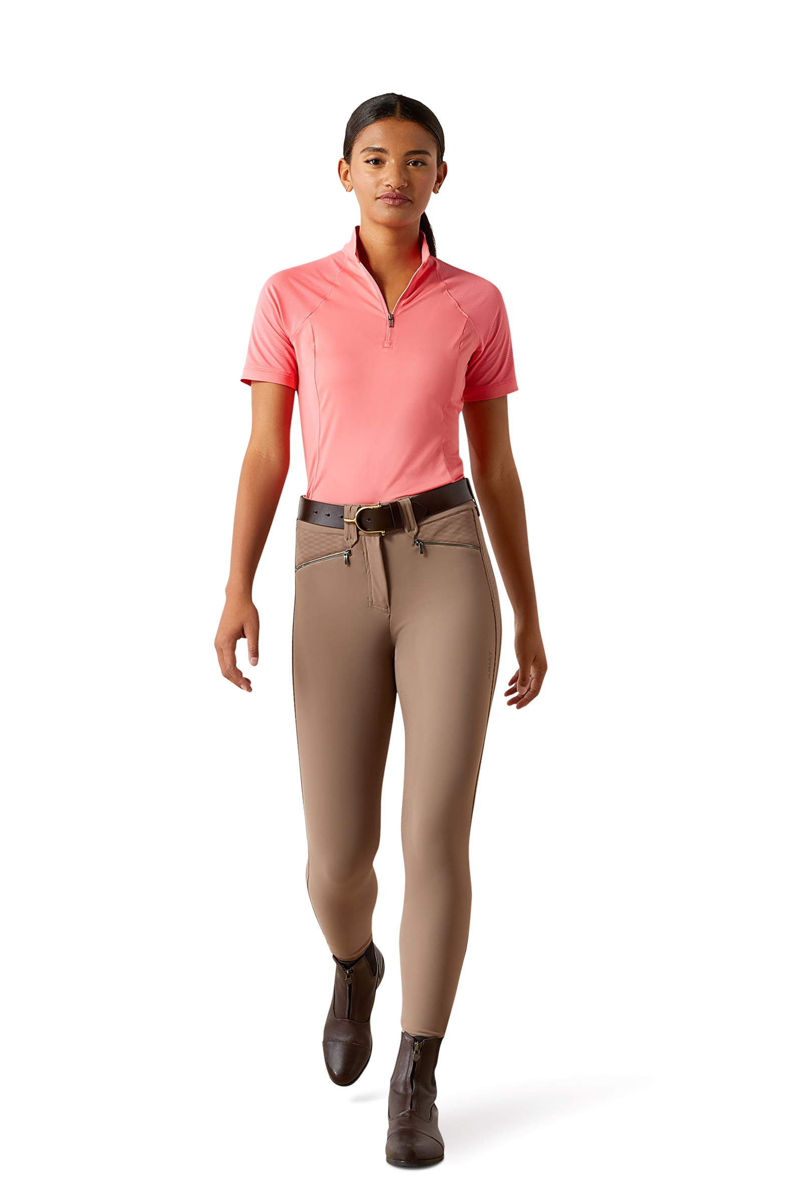 Ariat Soquel dames-basislaag met 1/4 ritssluiting