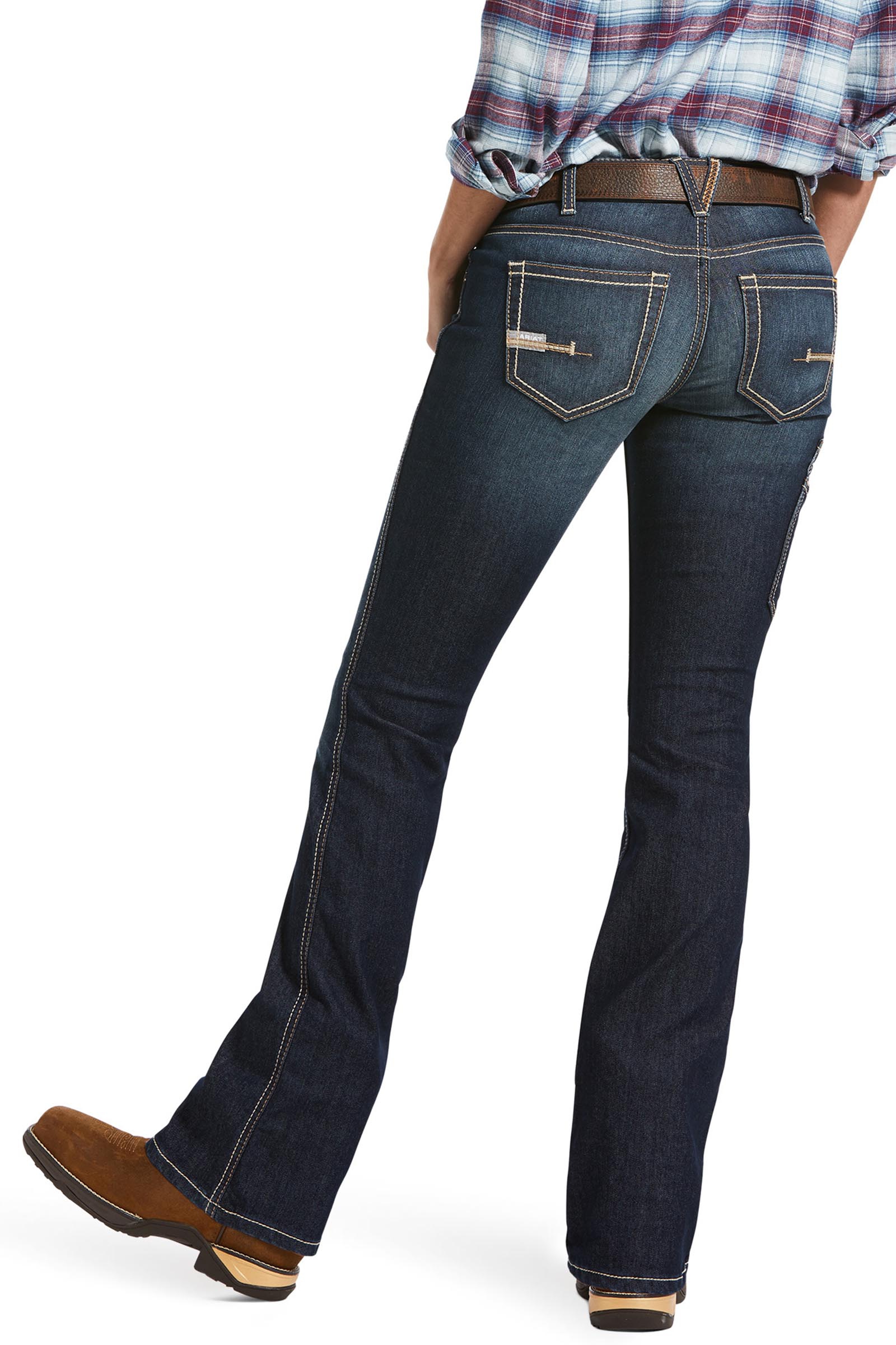 Ariat Rebar MR DuraStretch Riveter bootcut jeans voor dames  