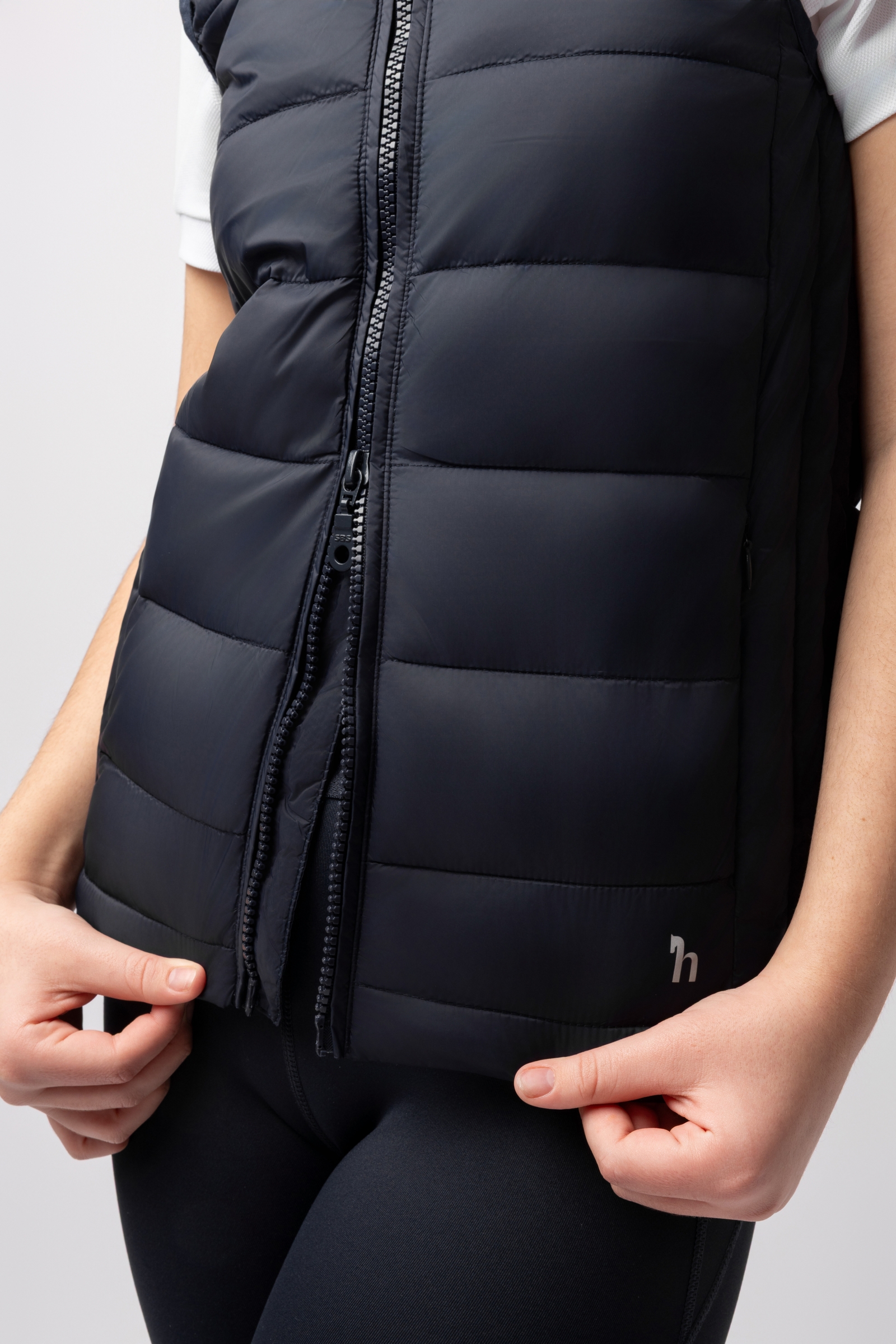 Horze Amber Lichtgewicht Gevoerde Club Bodywarmer, kinderen