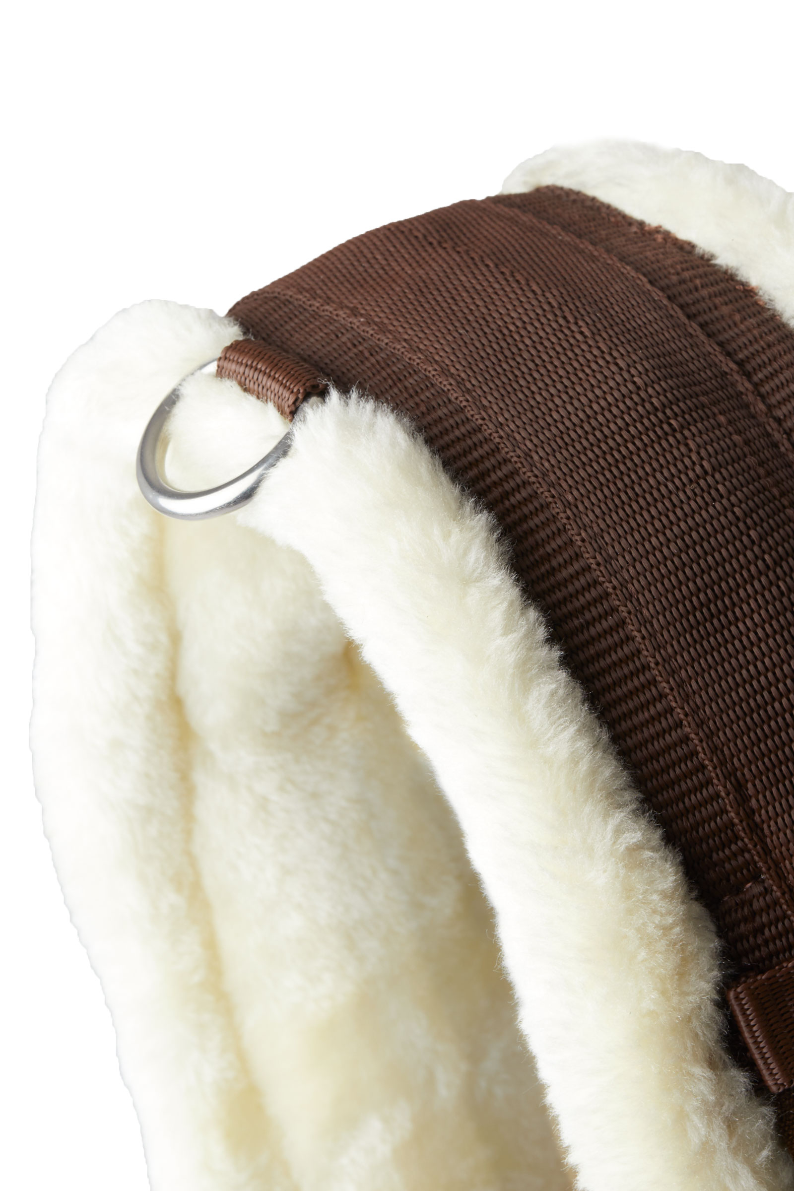 Horze Tartu neopreen dressuursingel met vast imitatiebont