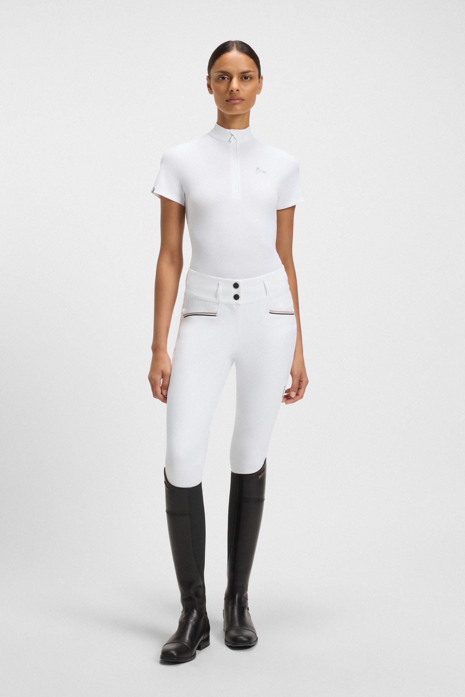 Boss Maira dames wedstrijdshirt Texture