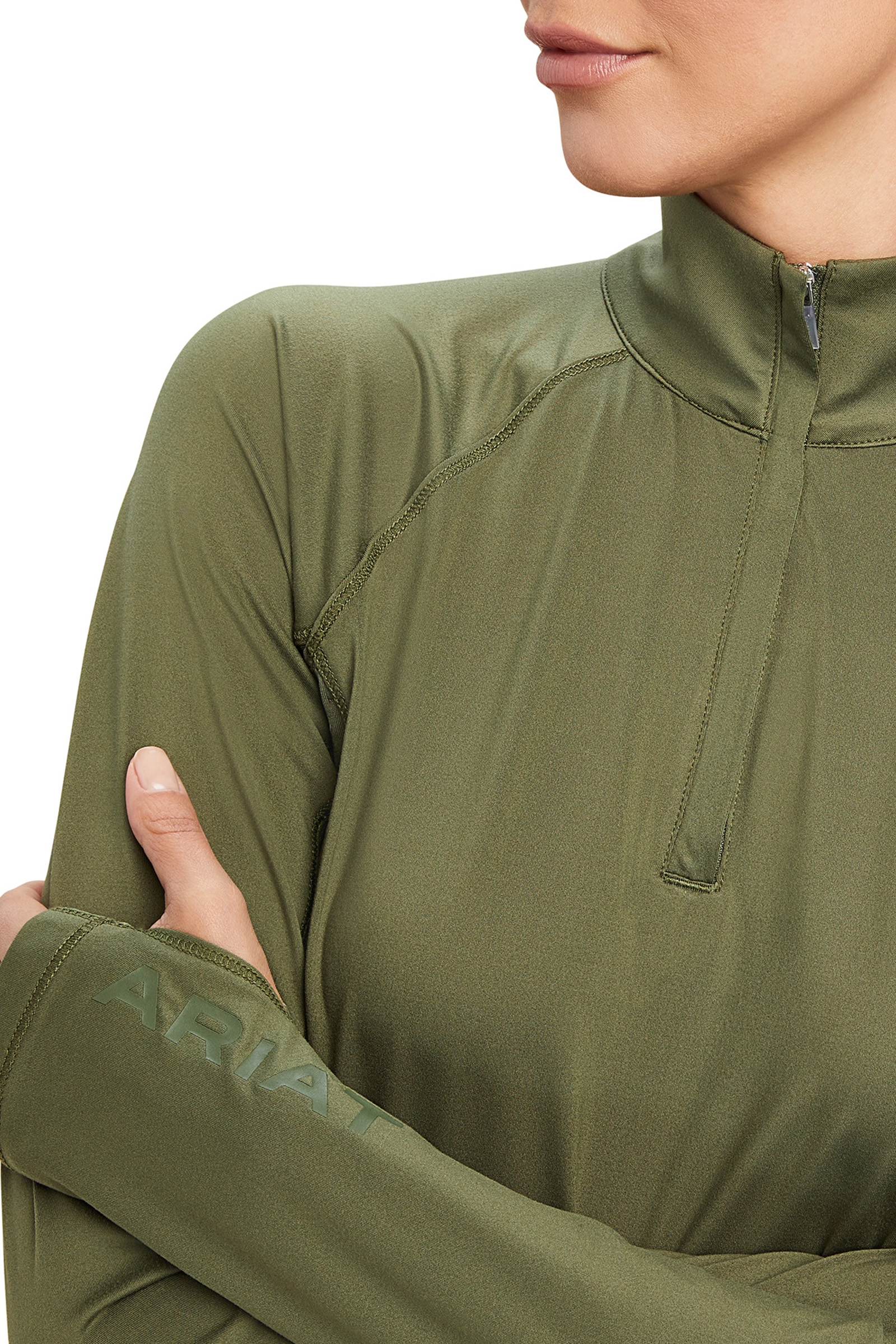 Ariat Lowell 2.0 1/4 Rits Longsleeve Shirt, dames