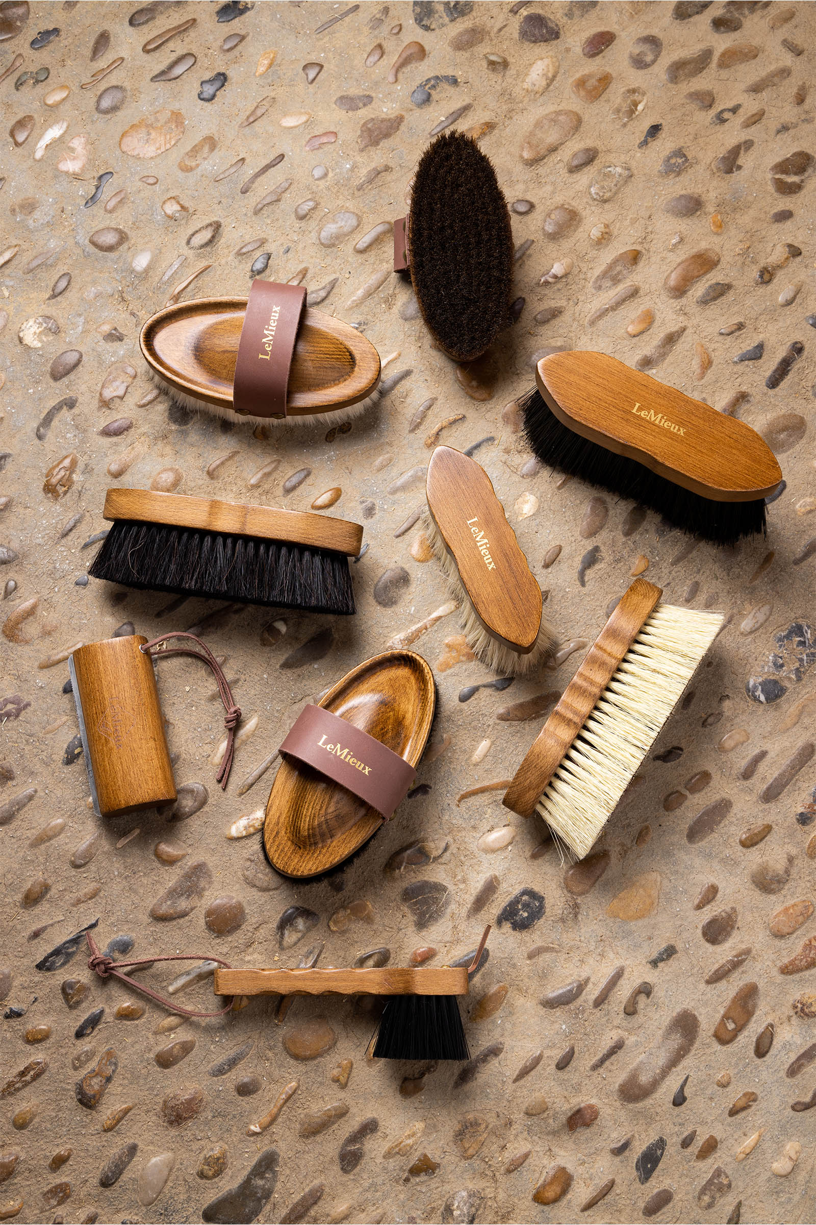 LeMieux Artisan zachte gespikkelde borstel