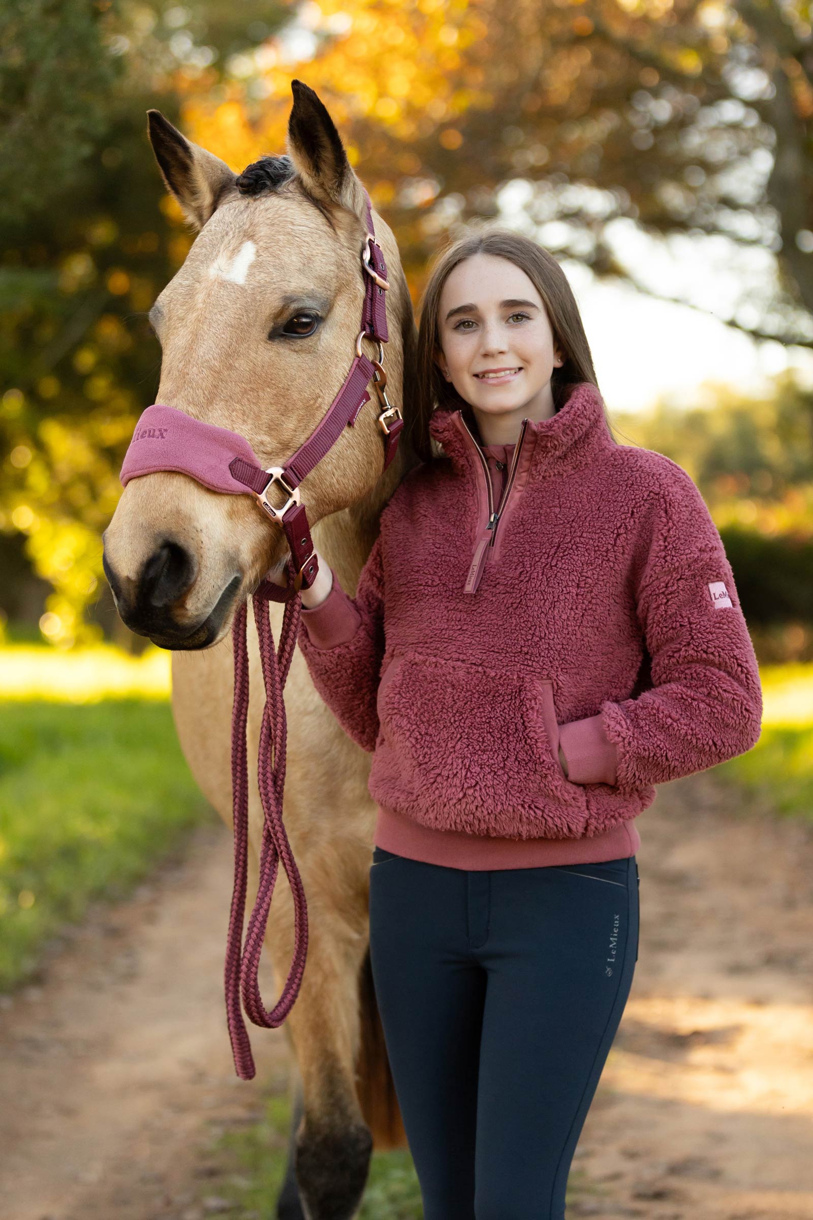 LeMieux Young Rider Tia Teddy fleece trui